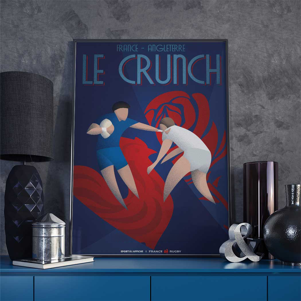 Publicité Vintage XV De France Rugby - Orangina Fournisseur Officiel, Occasion