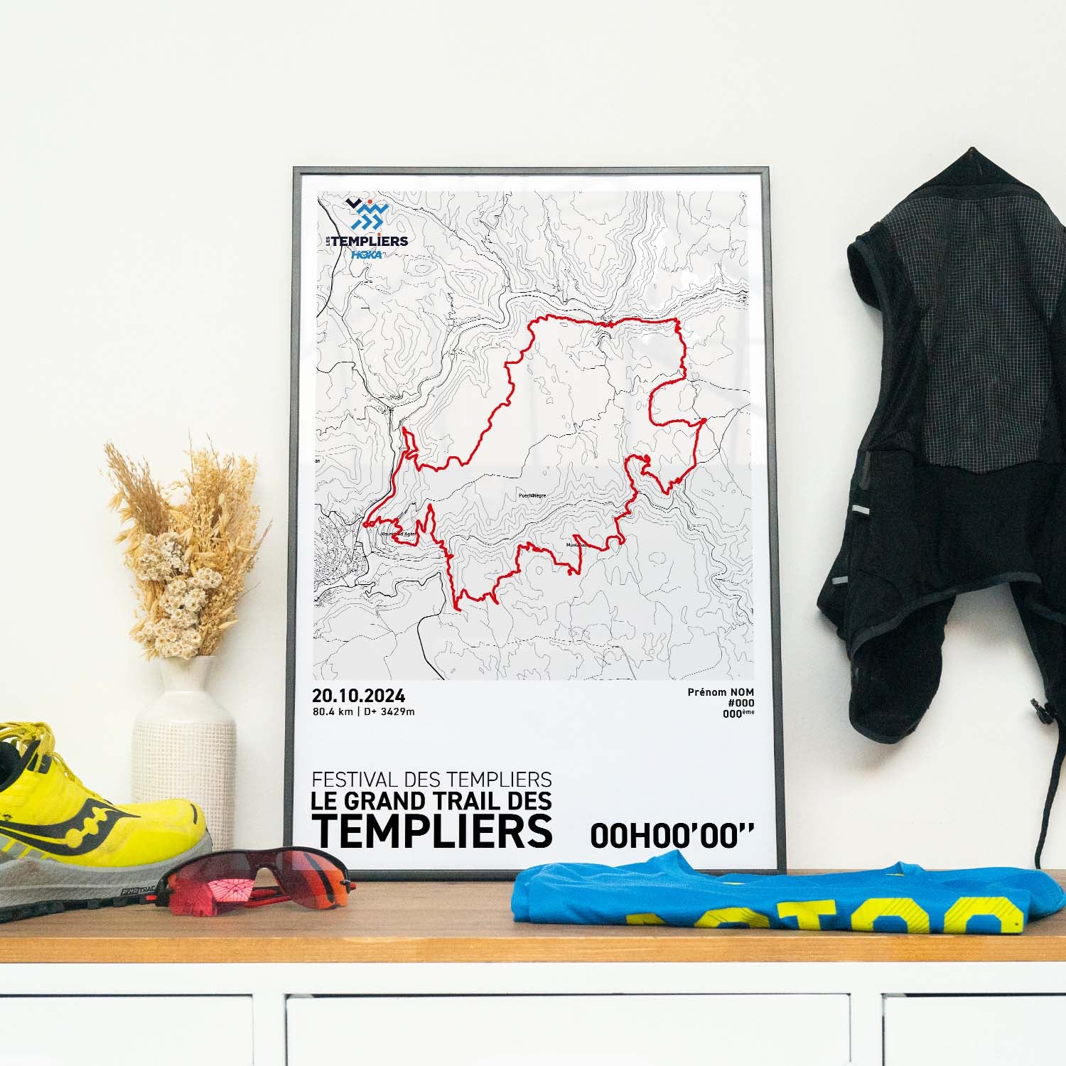 Affiche Running -  Festival des Templiers