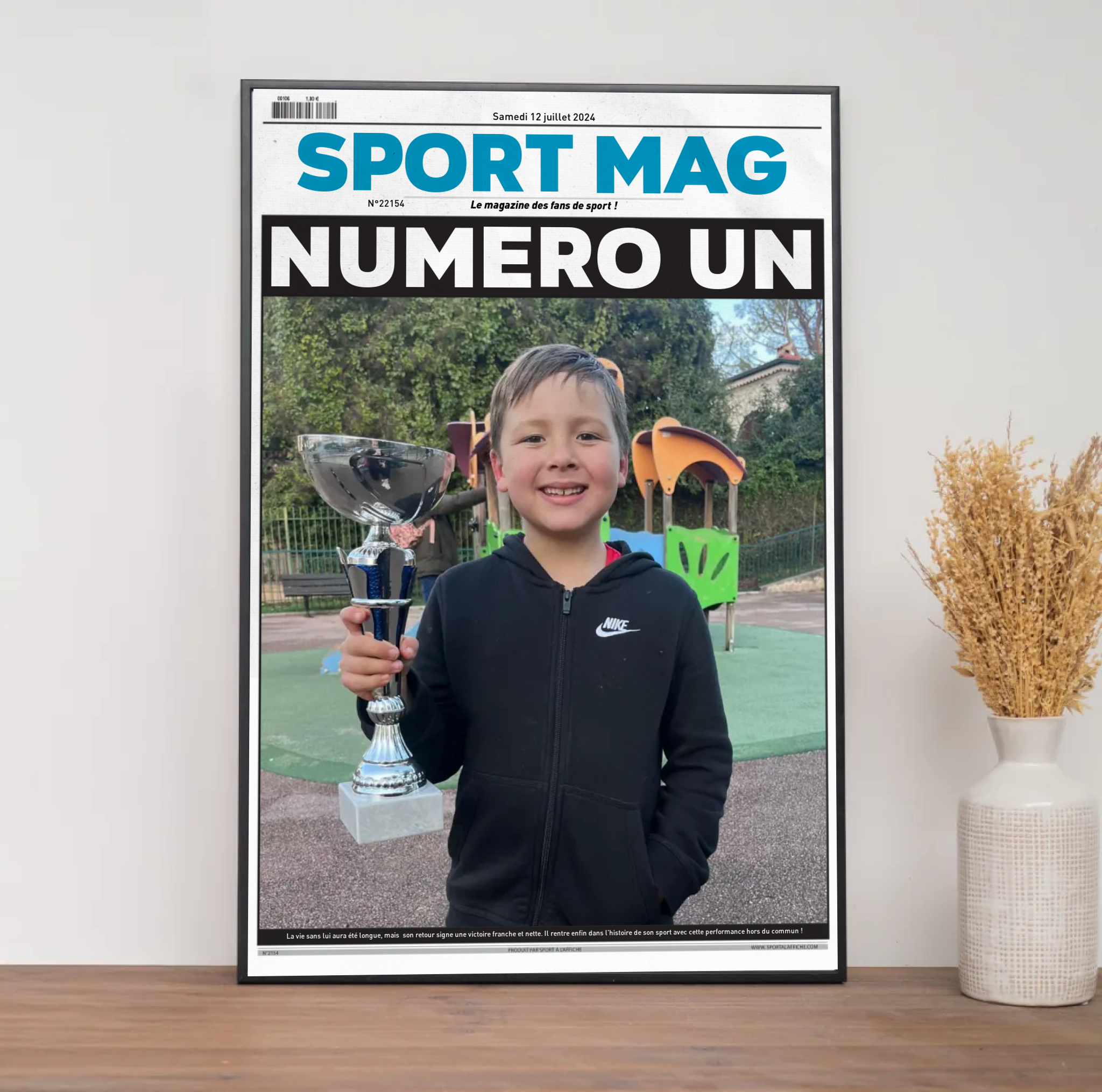 Affiche Une Journal Sportif Personnalisée