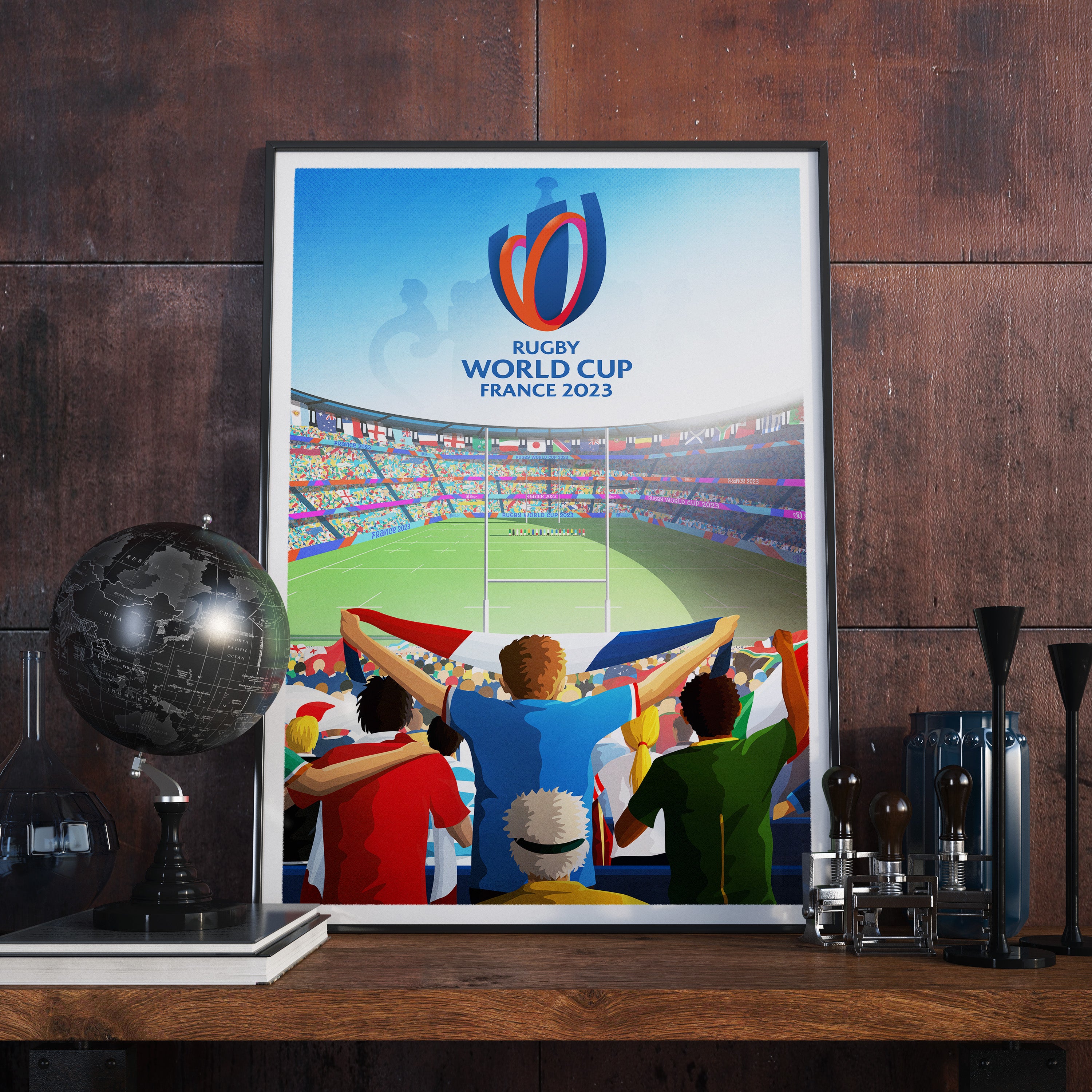 Affiche Coupe Du Monde FIFA 1974 – Retro Football Wall Art – Tirage Haute Qualité – Irlande