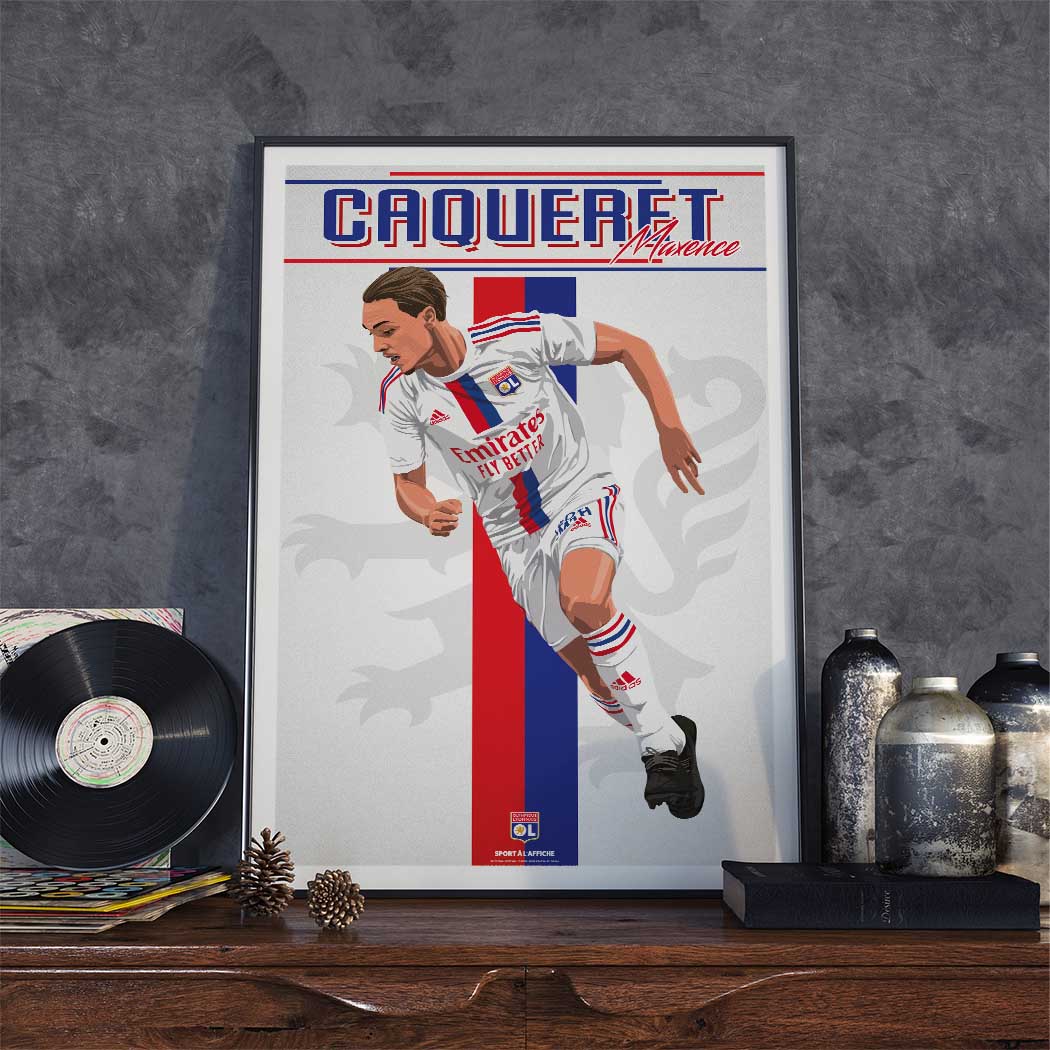 Affiche OL - Maxence Caqueret