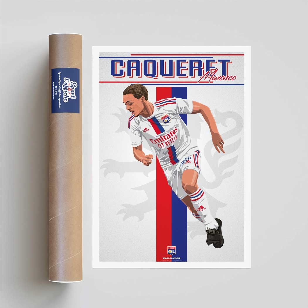 Affiche OL - Maxence Caqueret