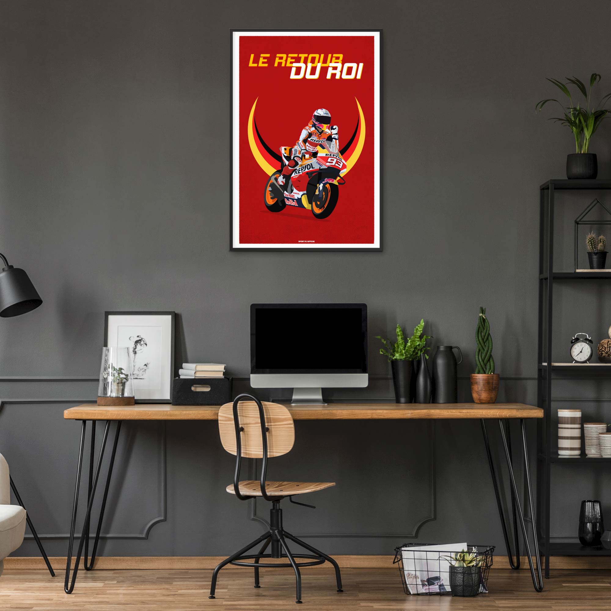 Affiche MotoGP - Marc Le Retour du Roi