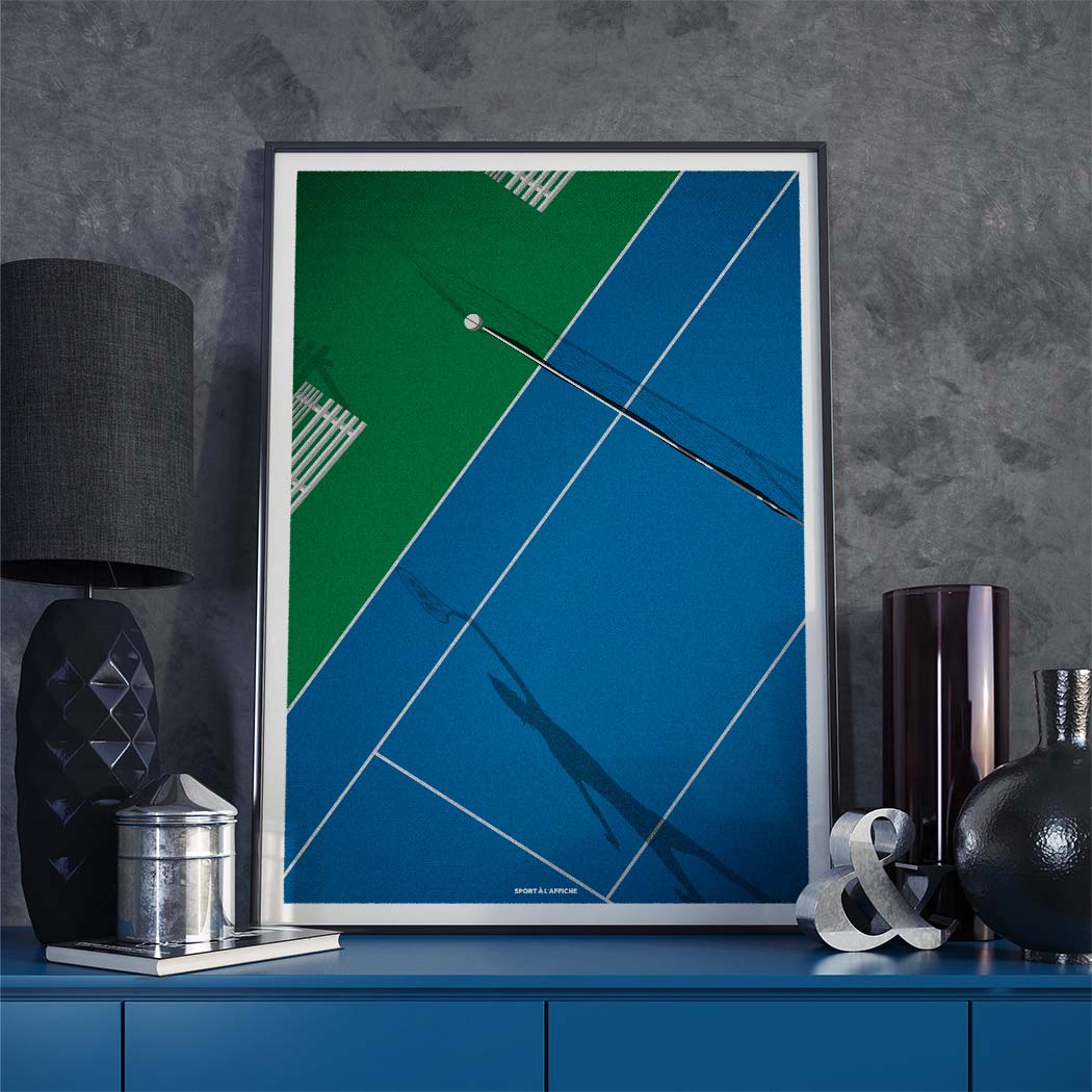 Affiche Tennis - Illustration Court