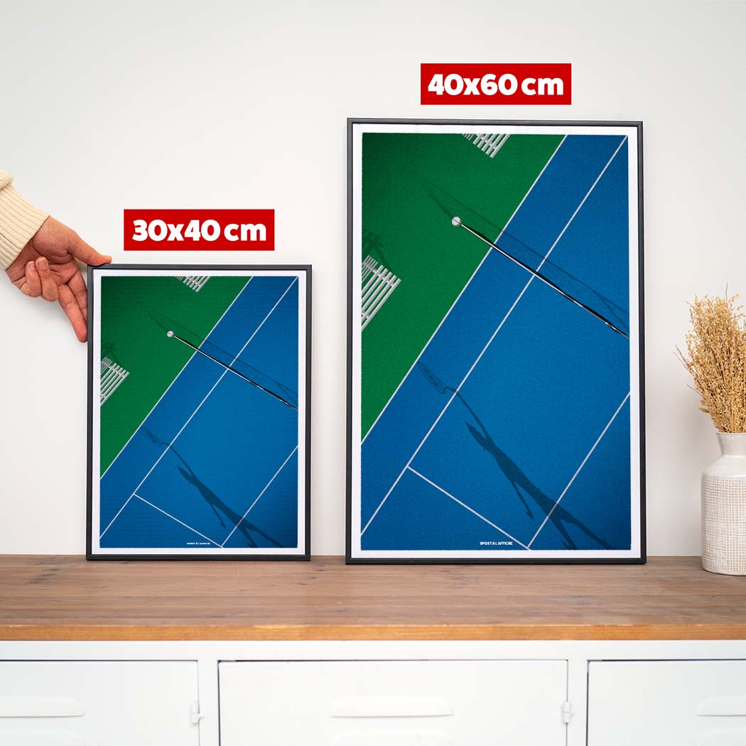 Affiche Tennis - Illustration Court