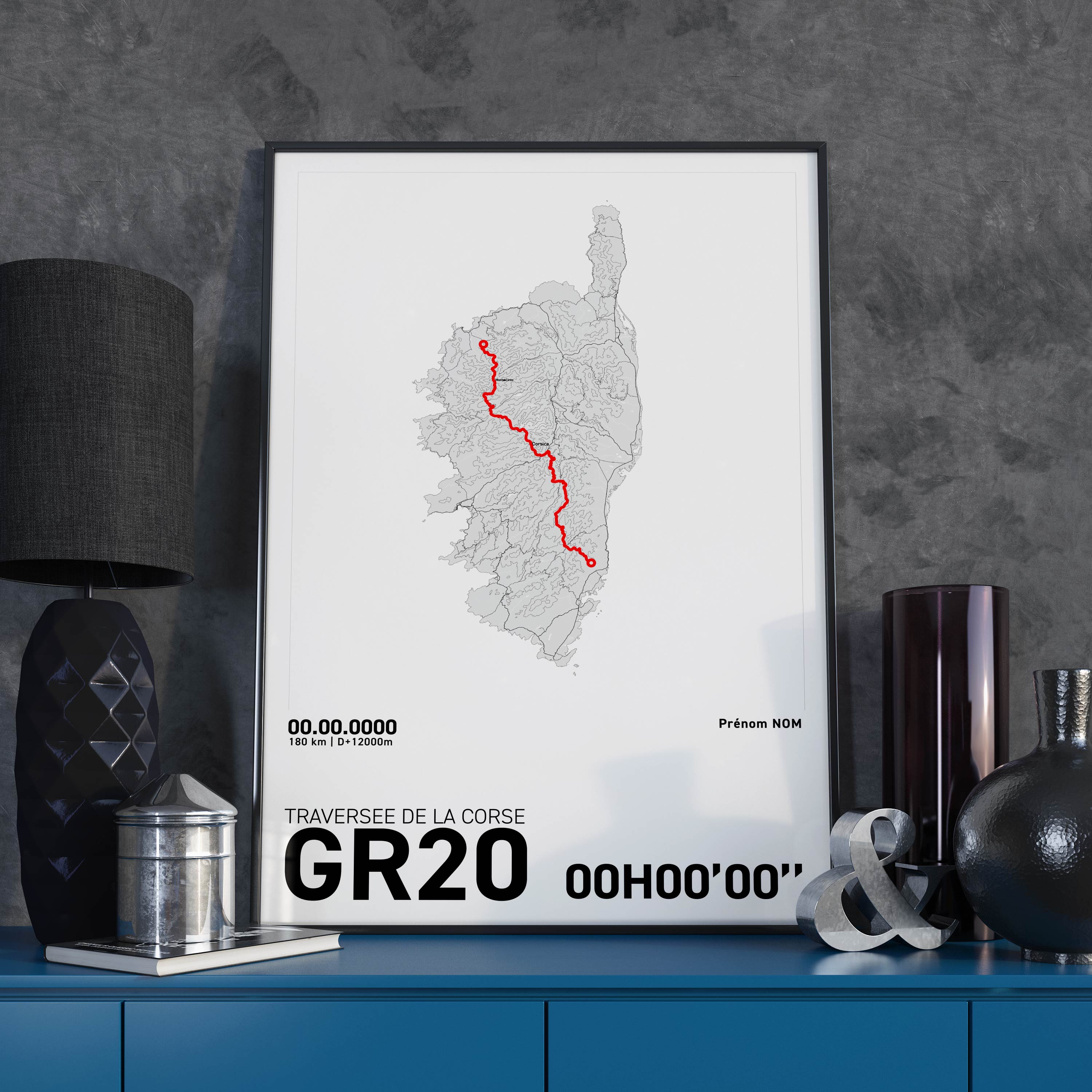 Affiche Randonnée - GR 20