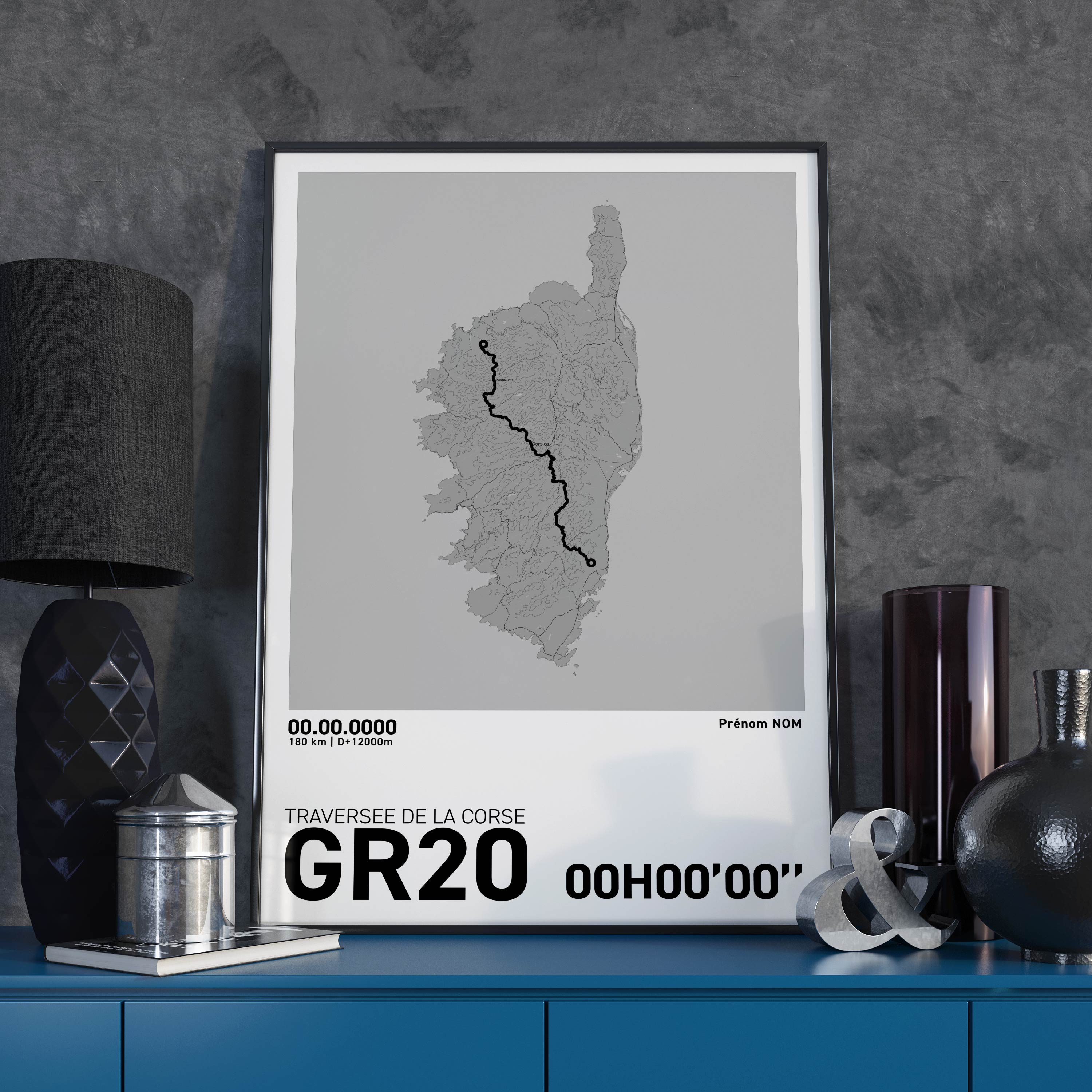 Affiche Randonnée - GR 20