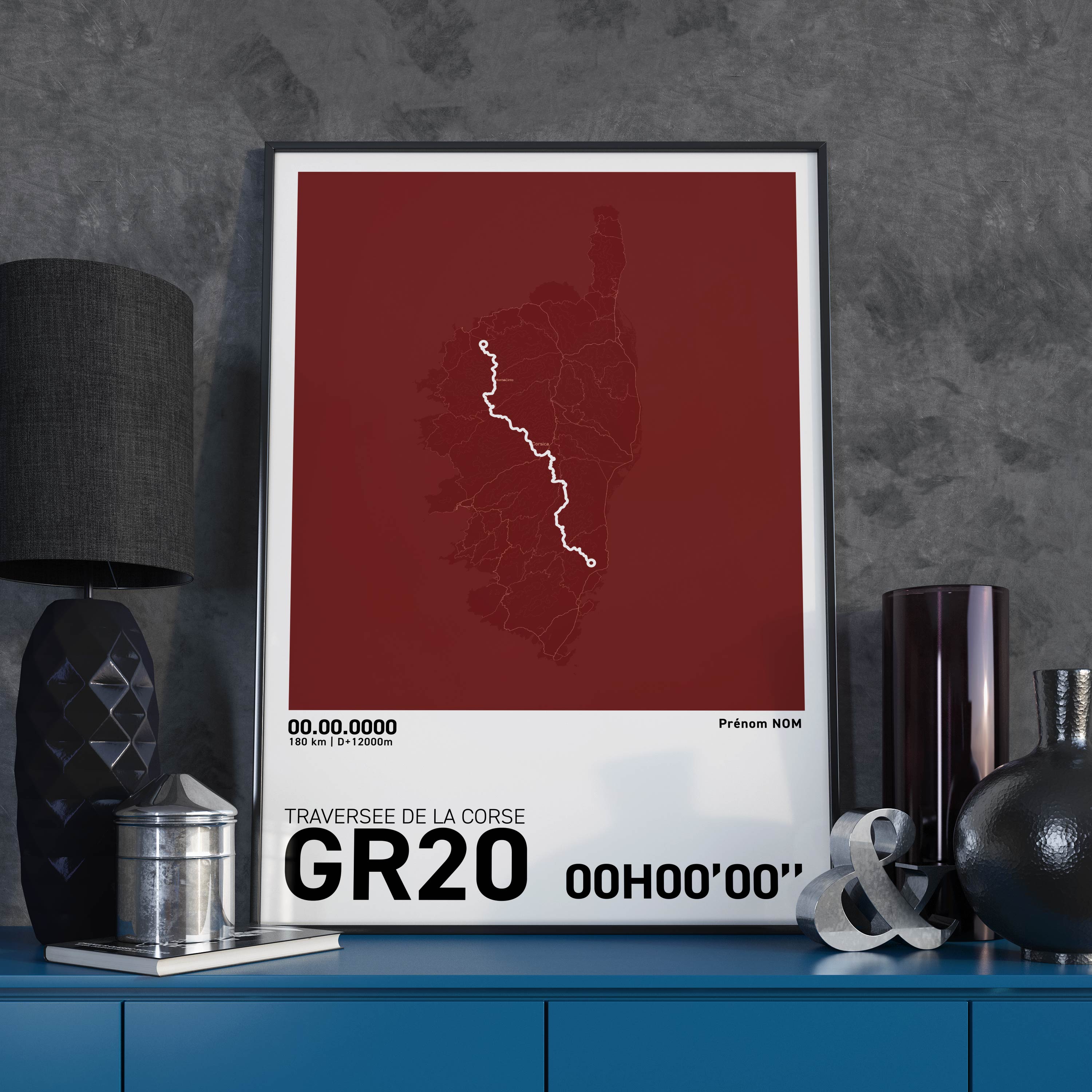 Affiche Randonnée - GR 20