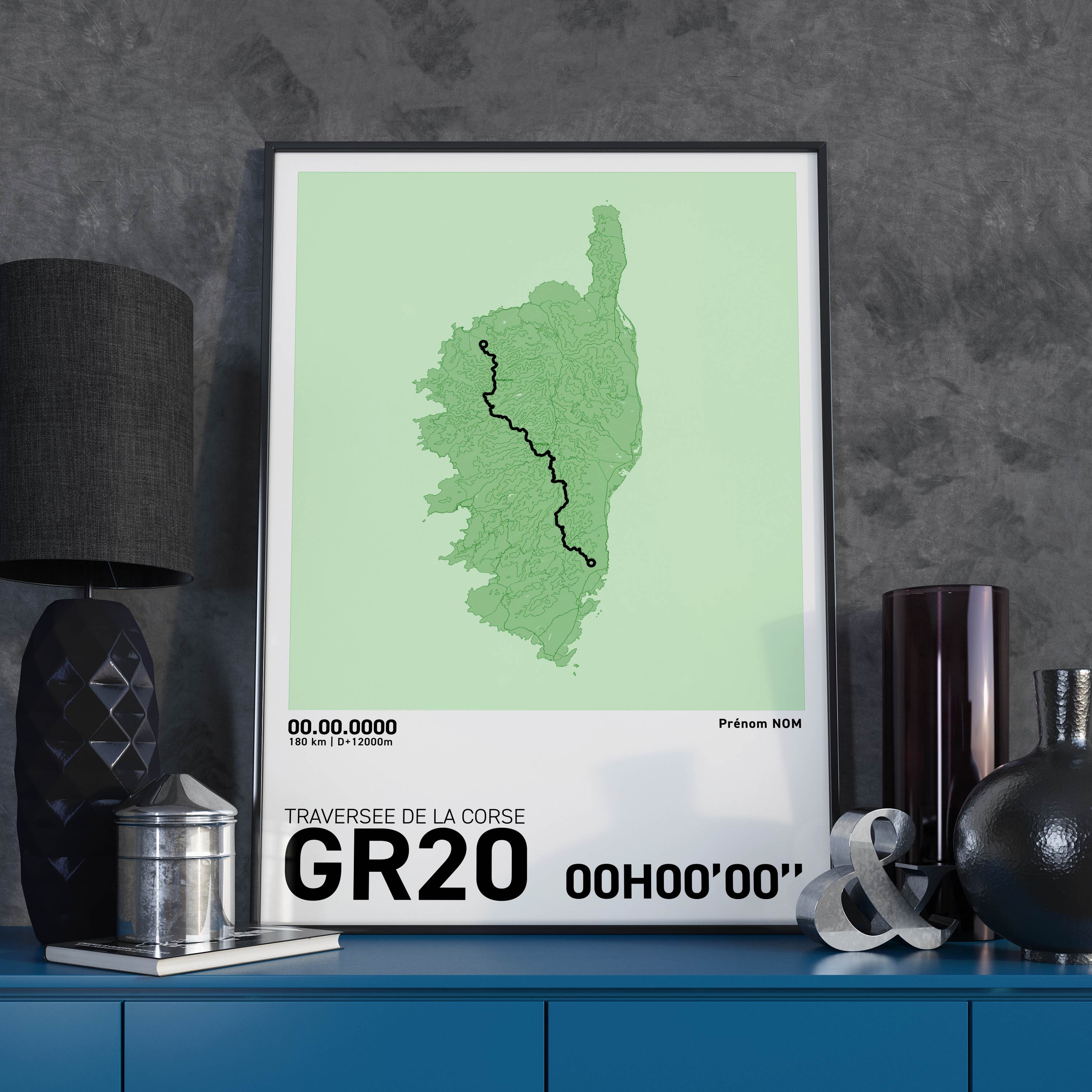 Affiche Randonnée - GR 20