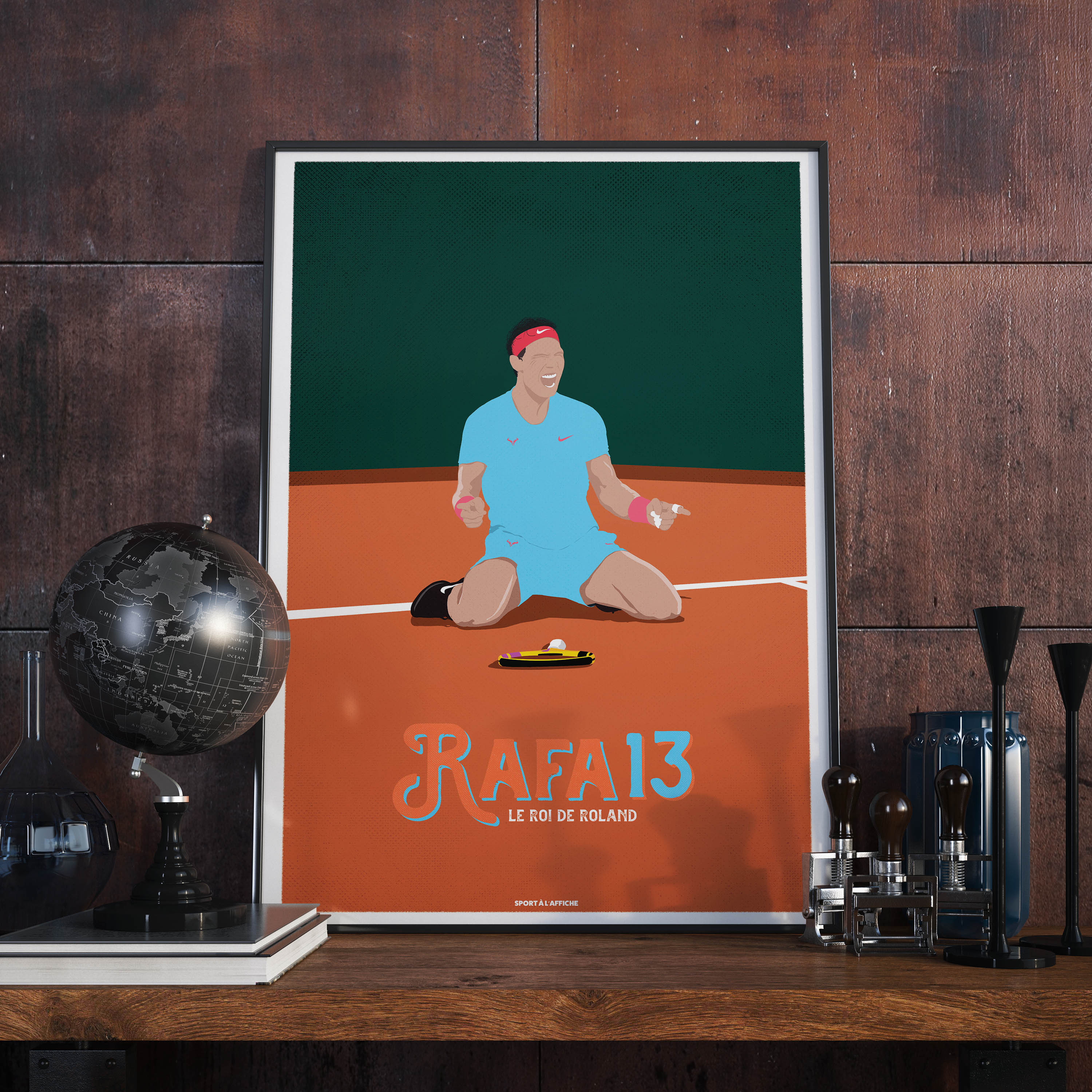 Affiche Tennis - Rafa Le Roi de la Terre