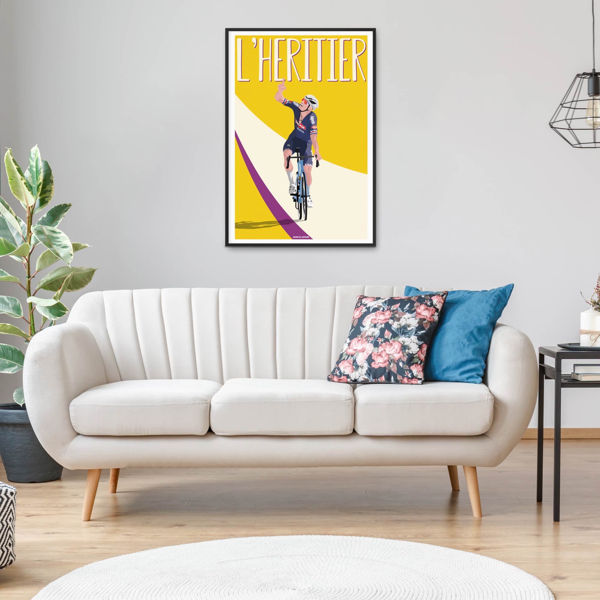 Affiche Cyclisme - Mathieu L'Héritier