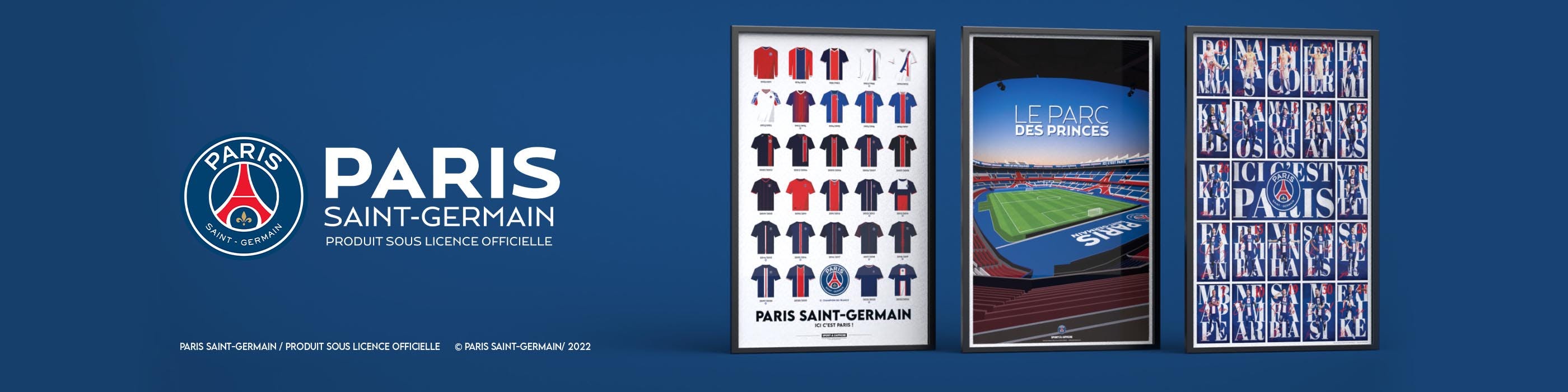 Affiche PSG - Poster PSG - Le cadeau déco pour les fans du PSG