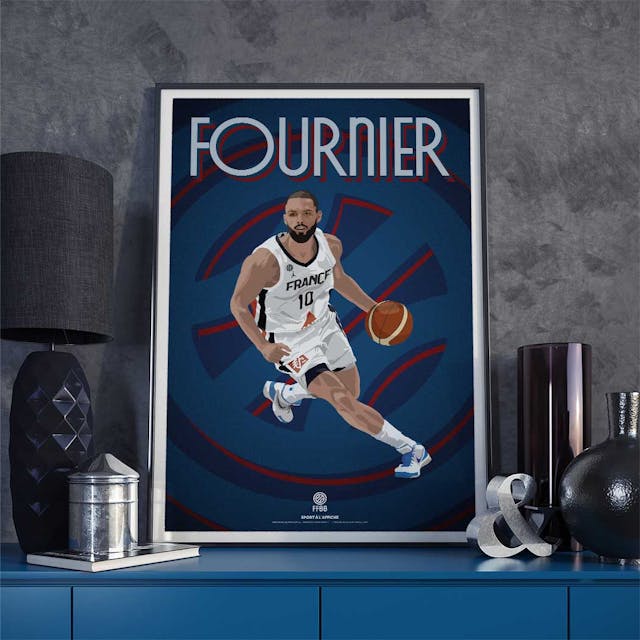 Affiche Tournoi de l'amitié #france #basket #basketball #poster