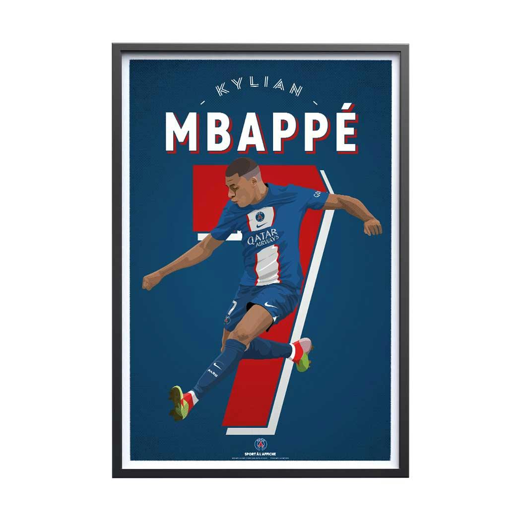 Produit officiel Affiche PSG - Kylian Mbappé