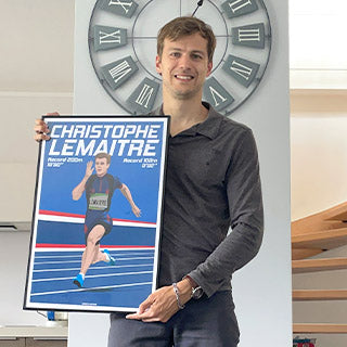 Affiche Christophe Lemaitre - Sprint