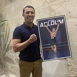 Affiche Brahim Asloum - Champion Olympique