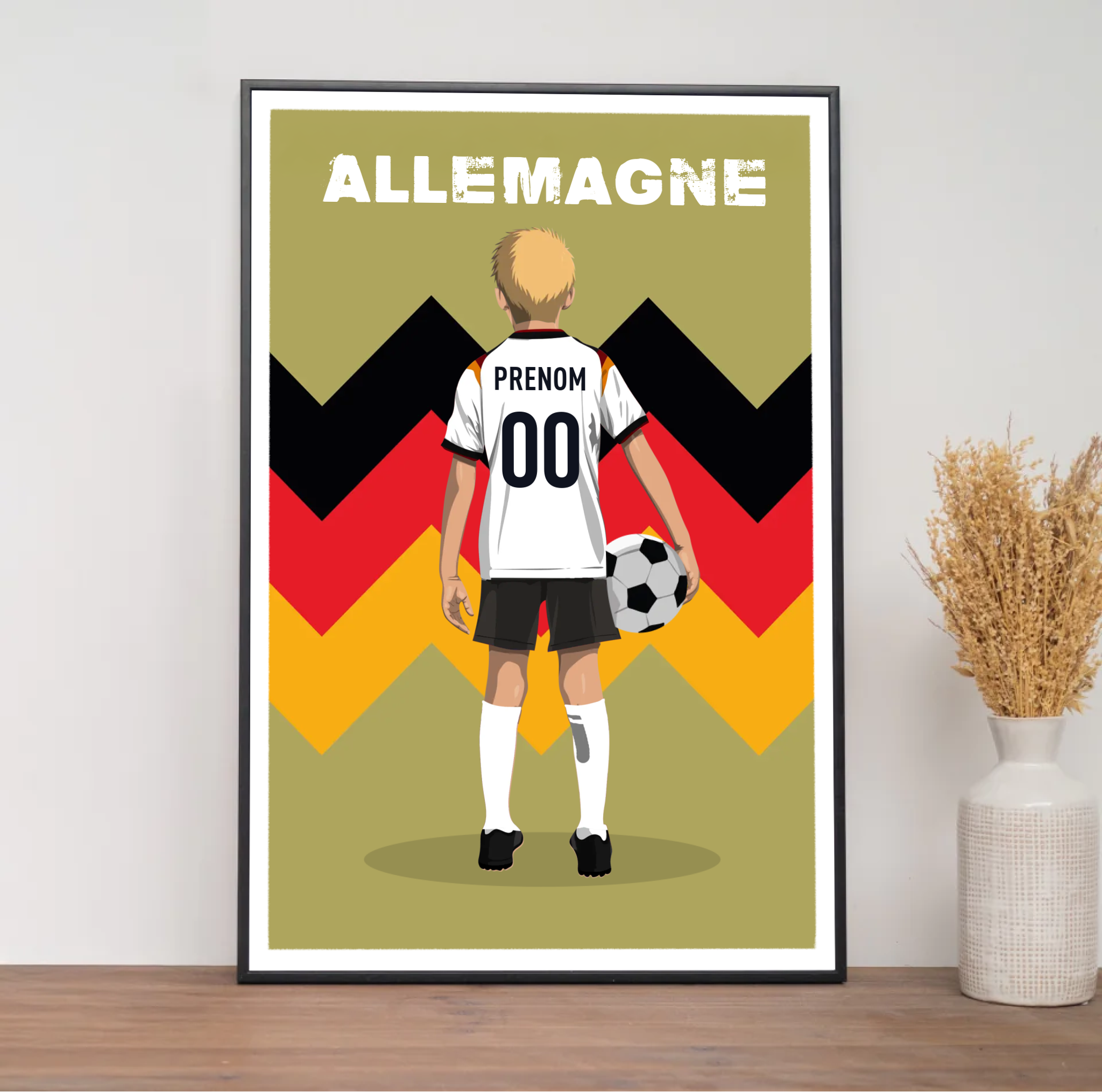 Affiche Foot Allemagne - Enfant Personnalisé