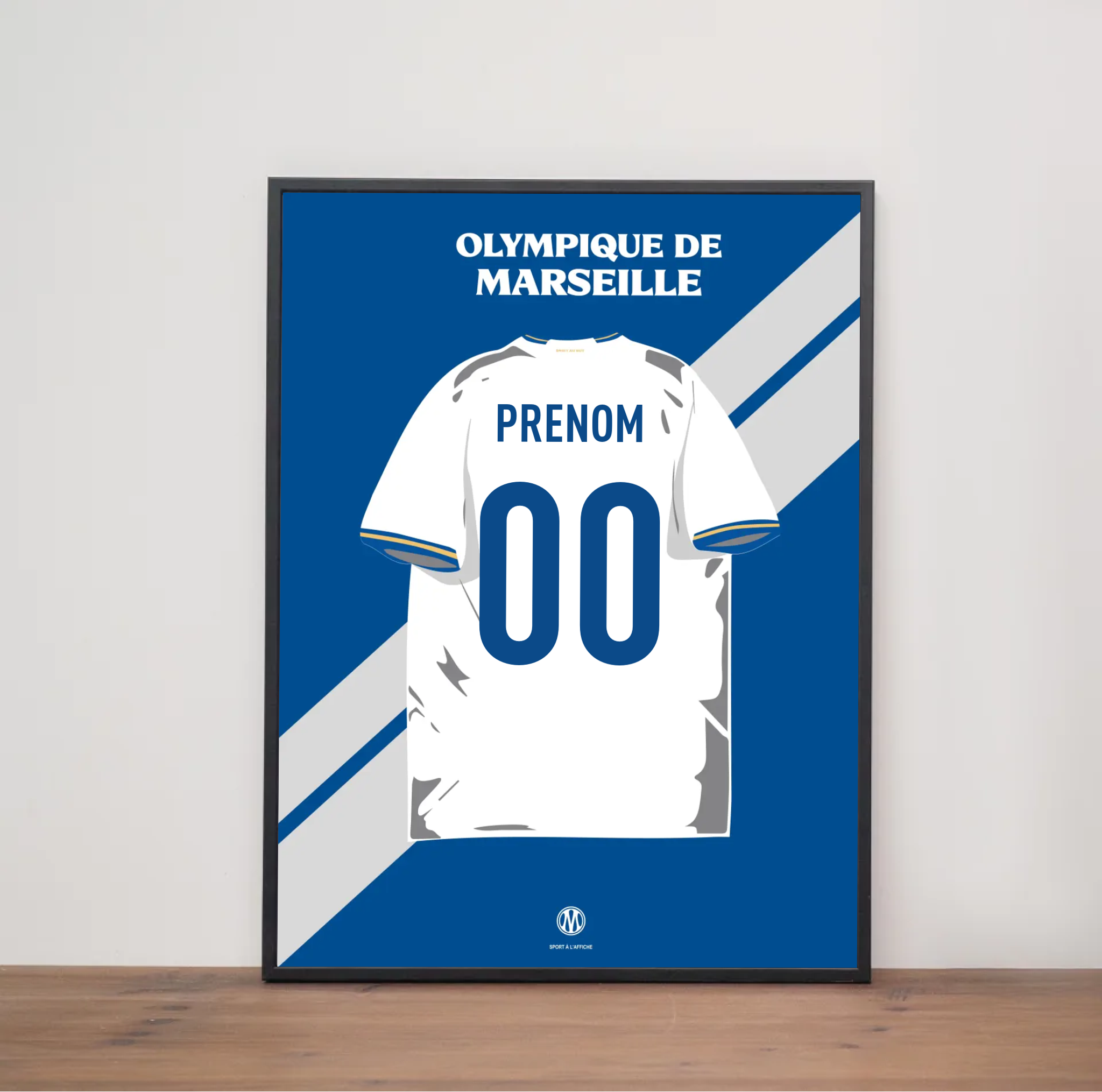 Affiche OM - Maillot Personnalisé 2026