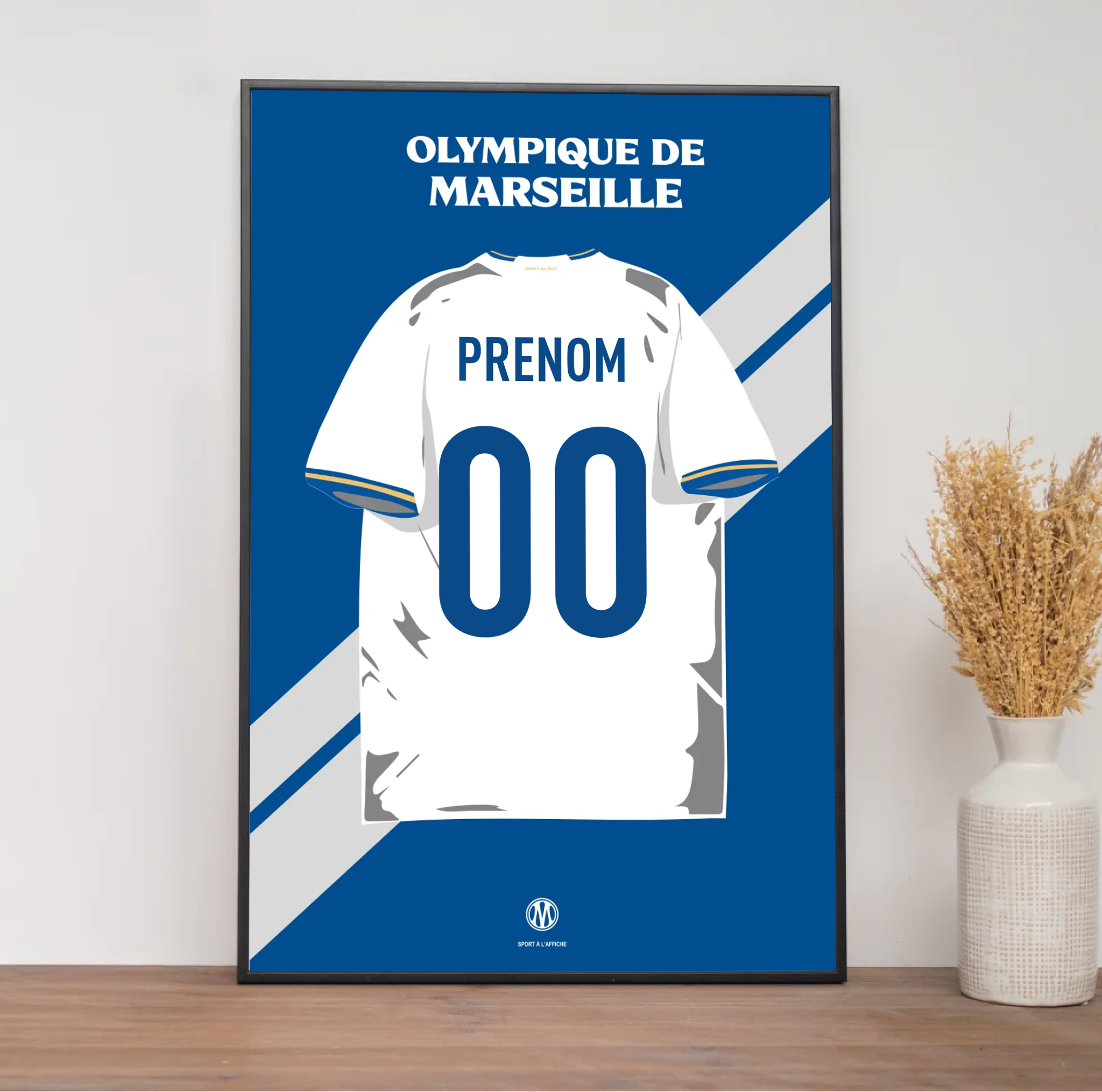 Affiche OM - Maillot Personnalisé 2026