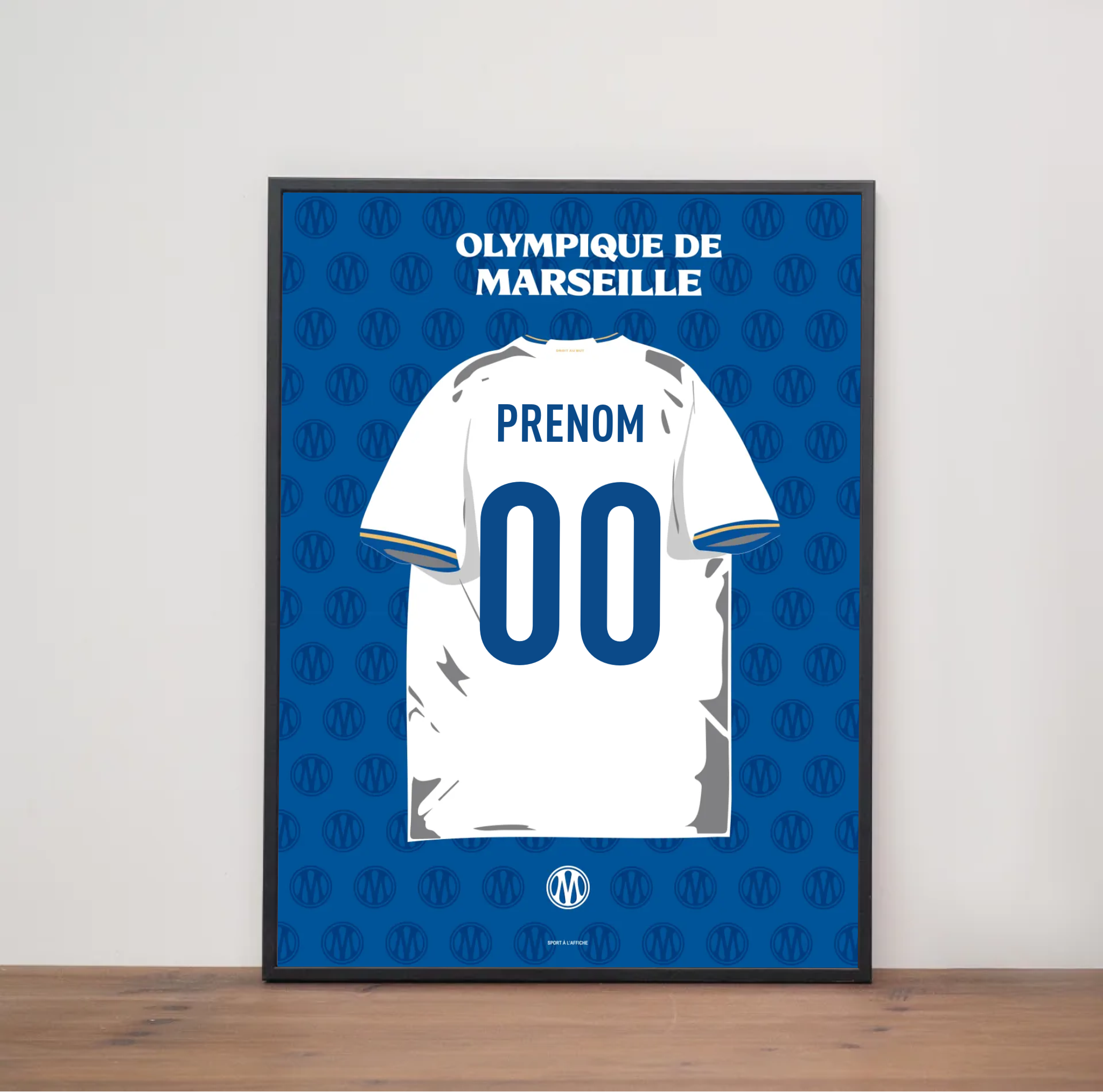 Affiche OM - Maillot Personnalisé 2026