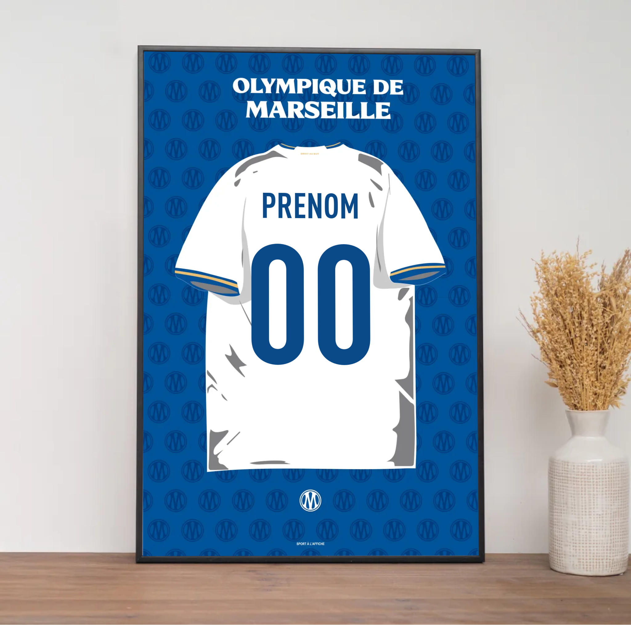 Affiche OM - Maillot Personnalisé 2026