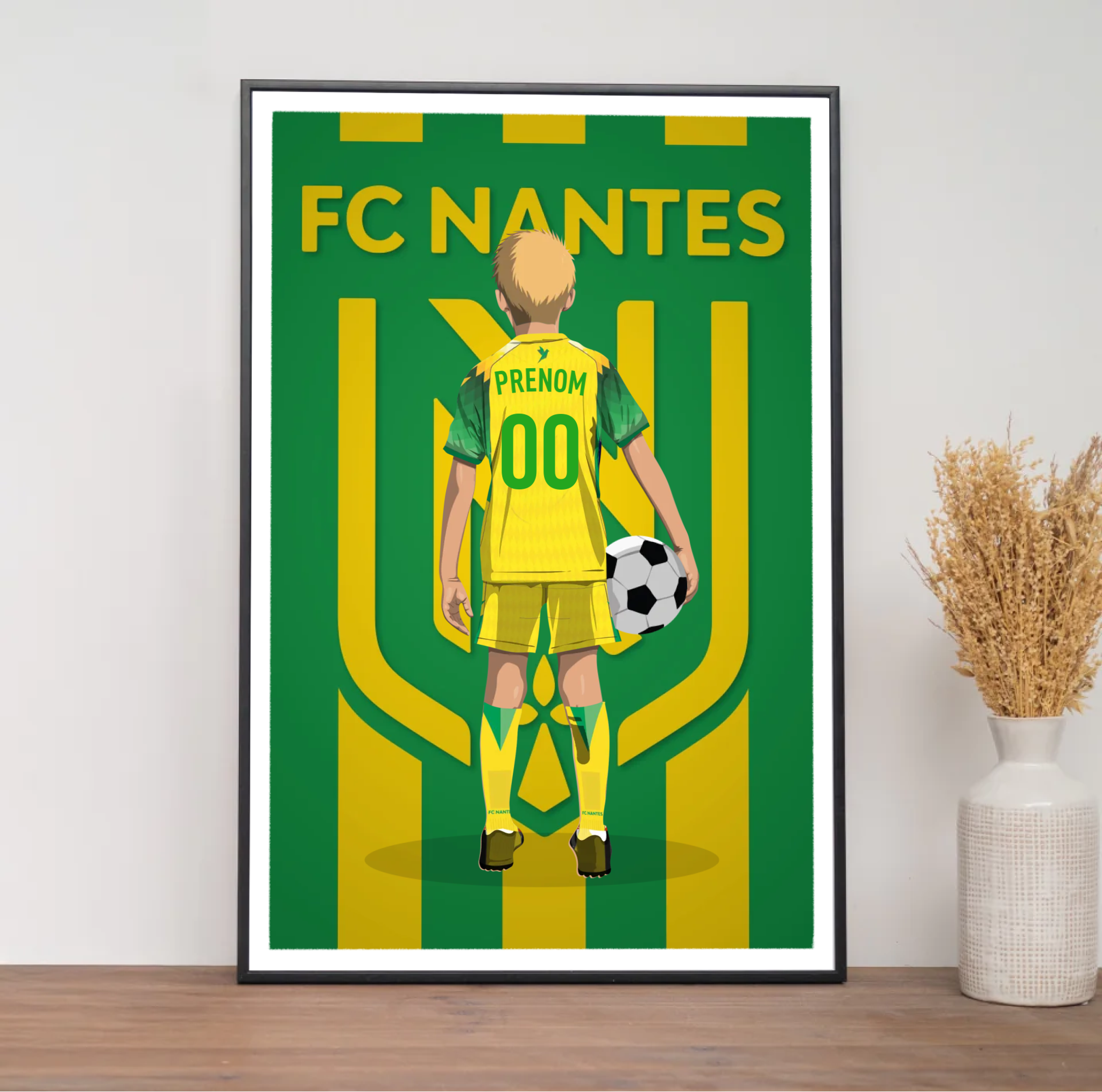Affiche FC Nantes - Enfant Personnalisé