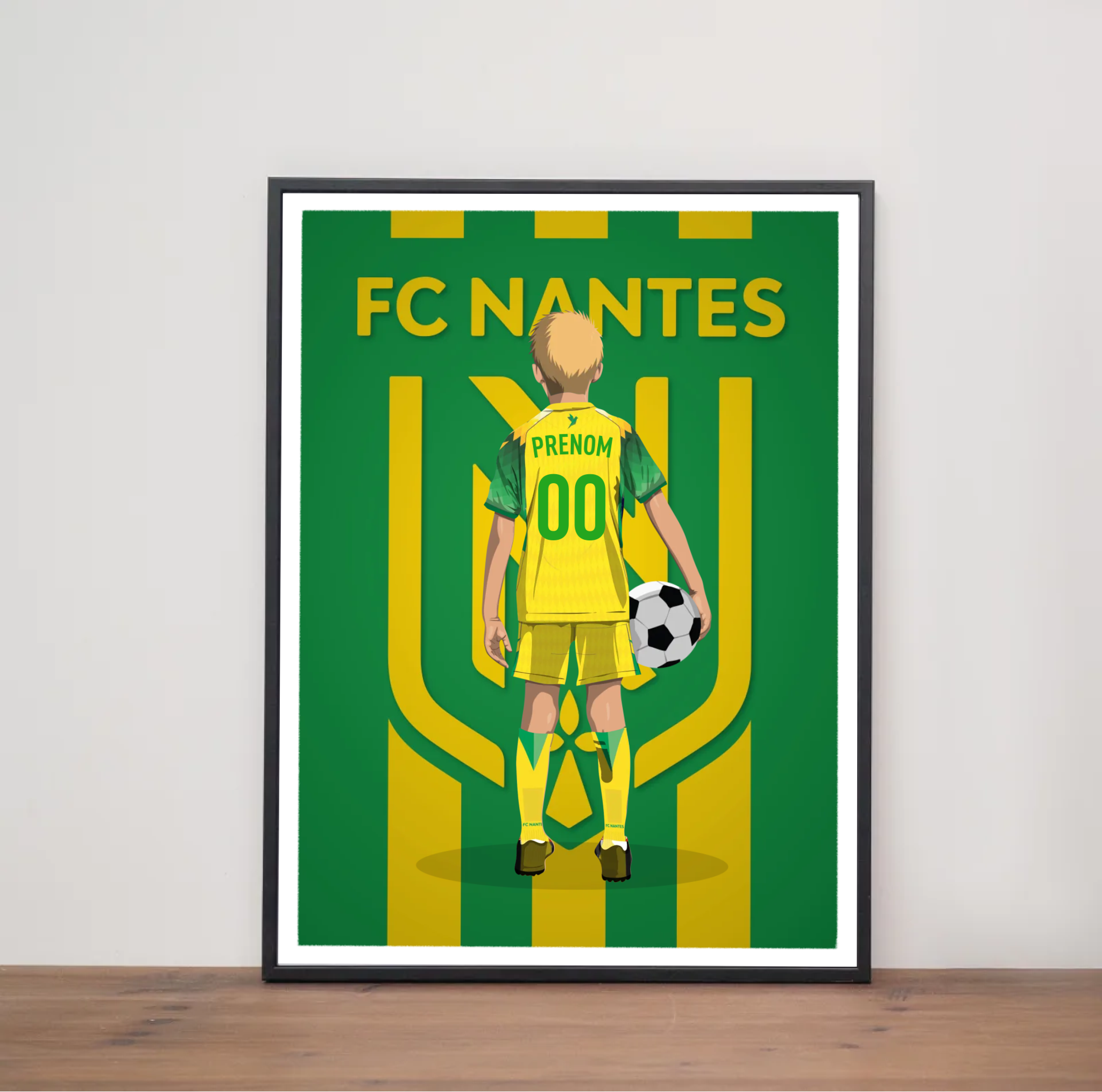 Affiche FC Nantes - Enfant Personnalisé