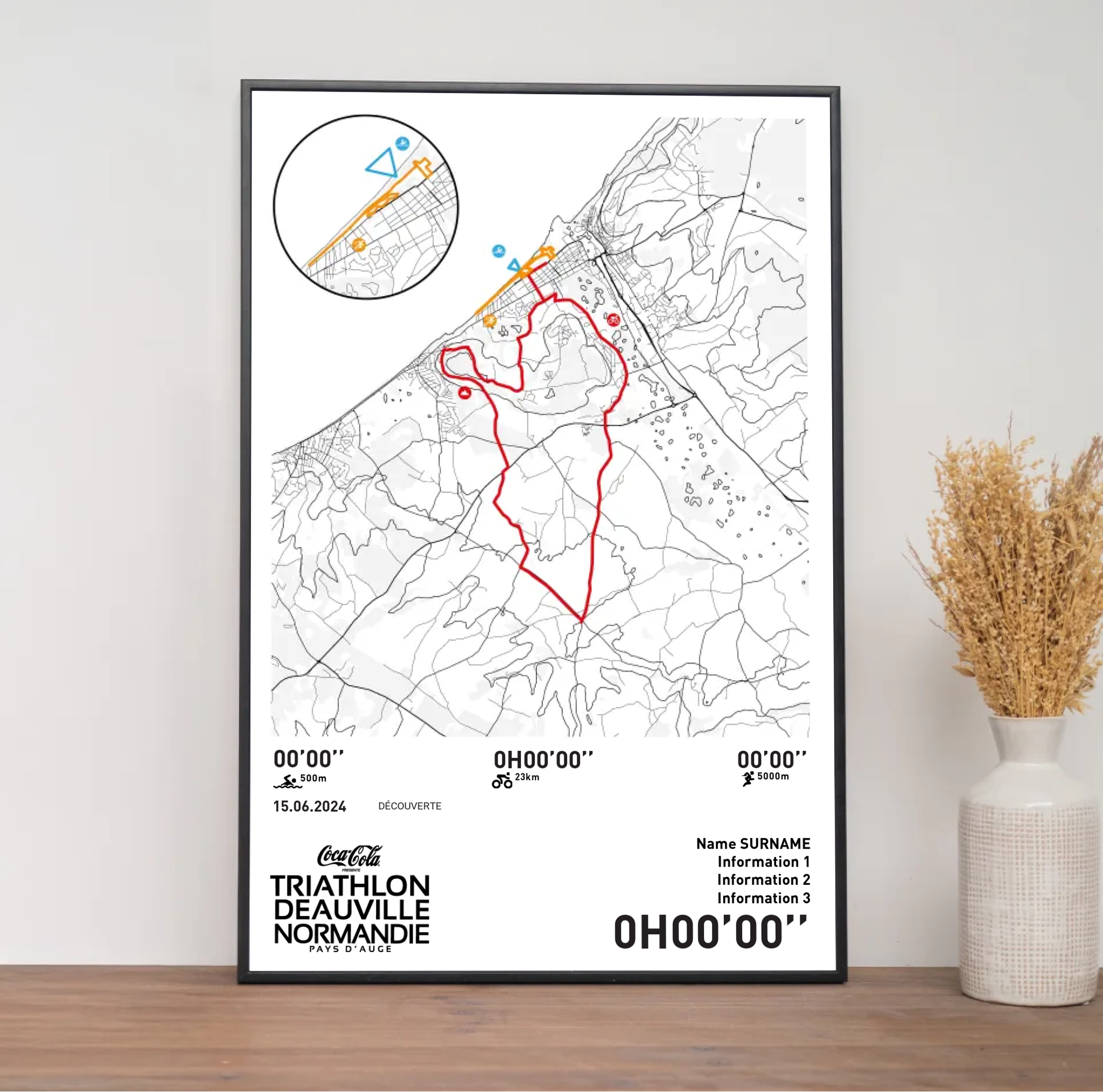 Affiche Triathlon de Deauville - Découverte