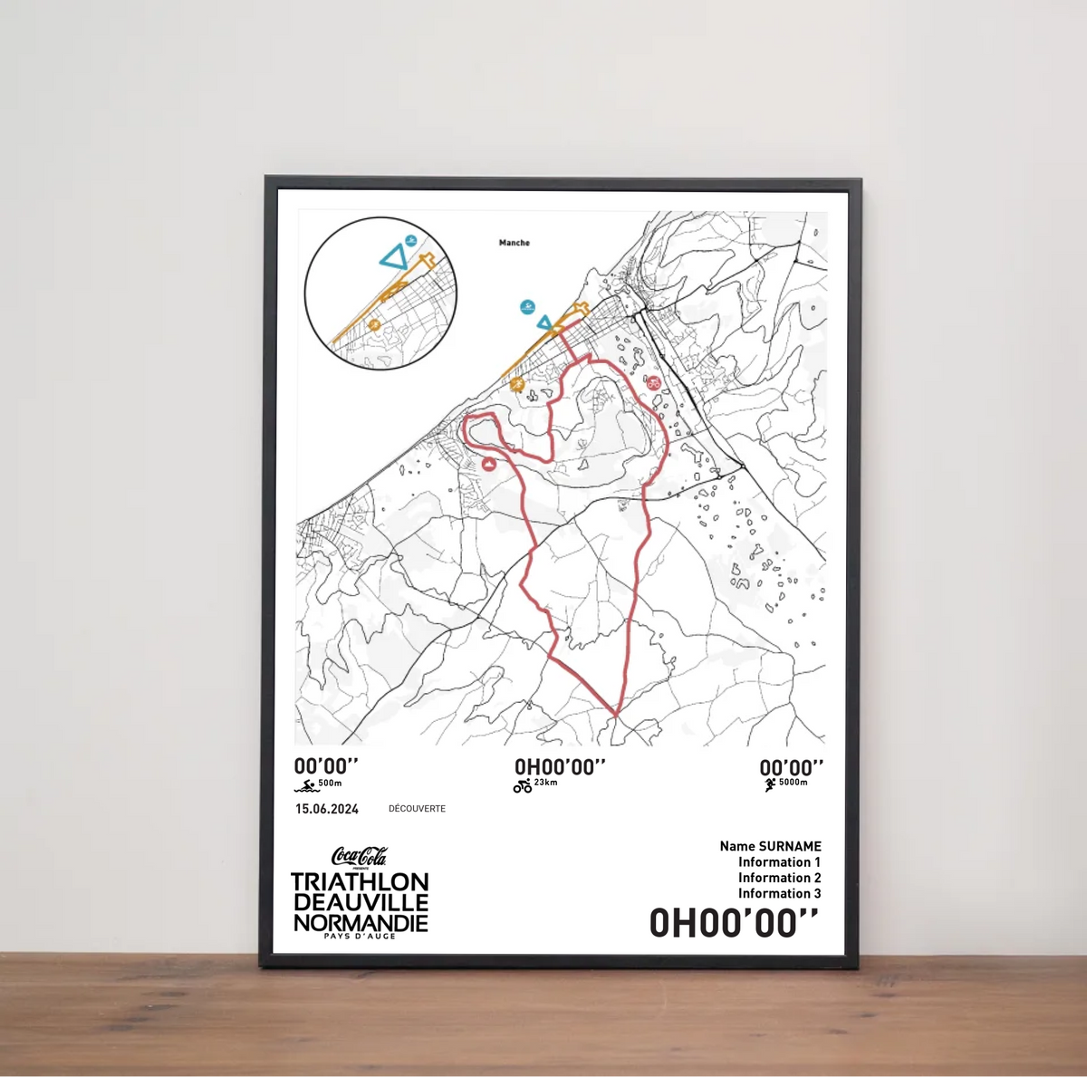 Affiche Triathlon de Deauville - Découverte