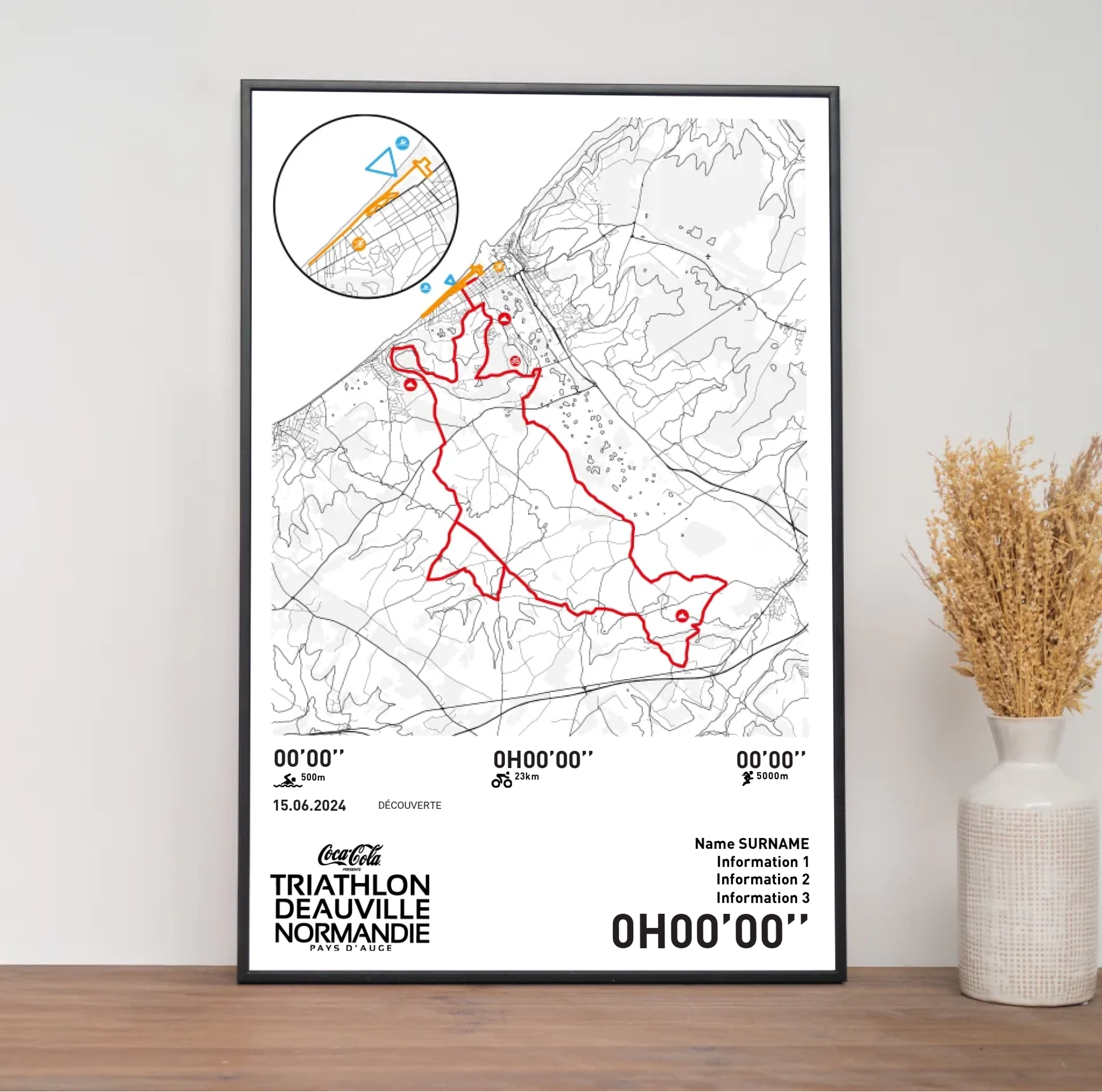 Affiche Triathlon de Deauville - Longue Distance