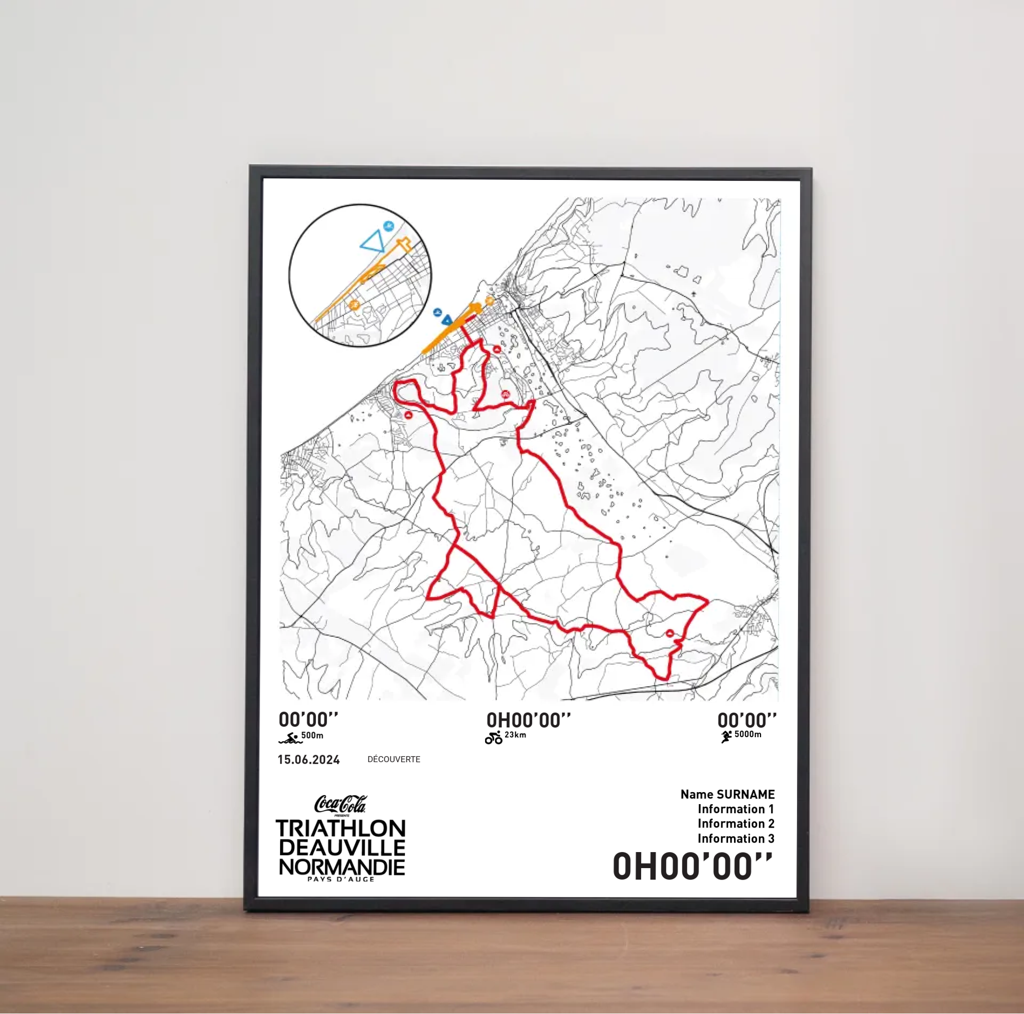 Affiche Triathlon de Deauville - Longue Distance