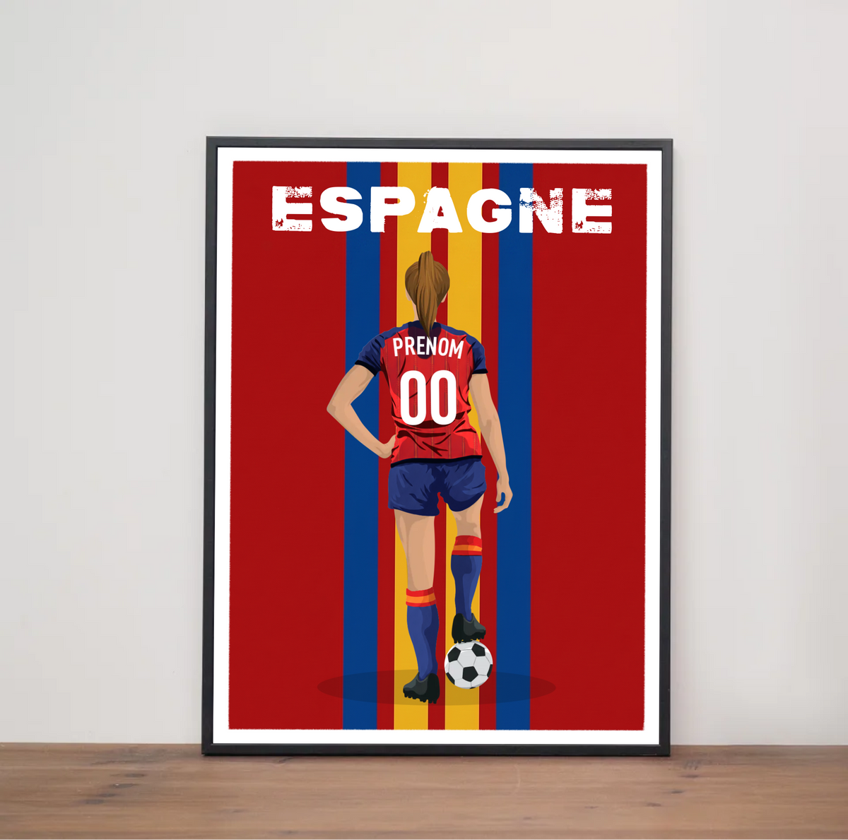 Affiche Foot Espagne - Adulte Personnalisé