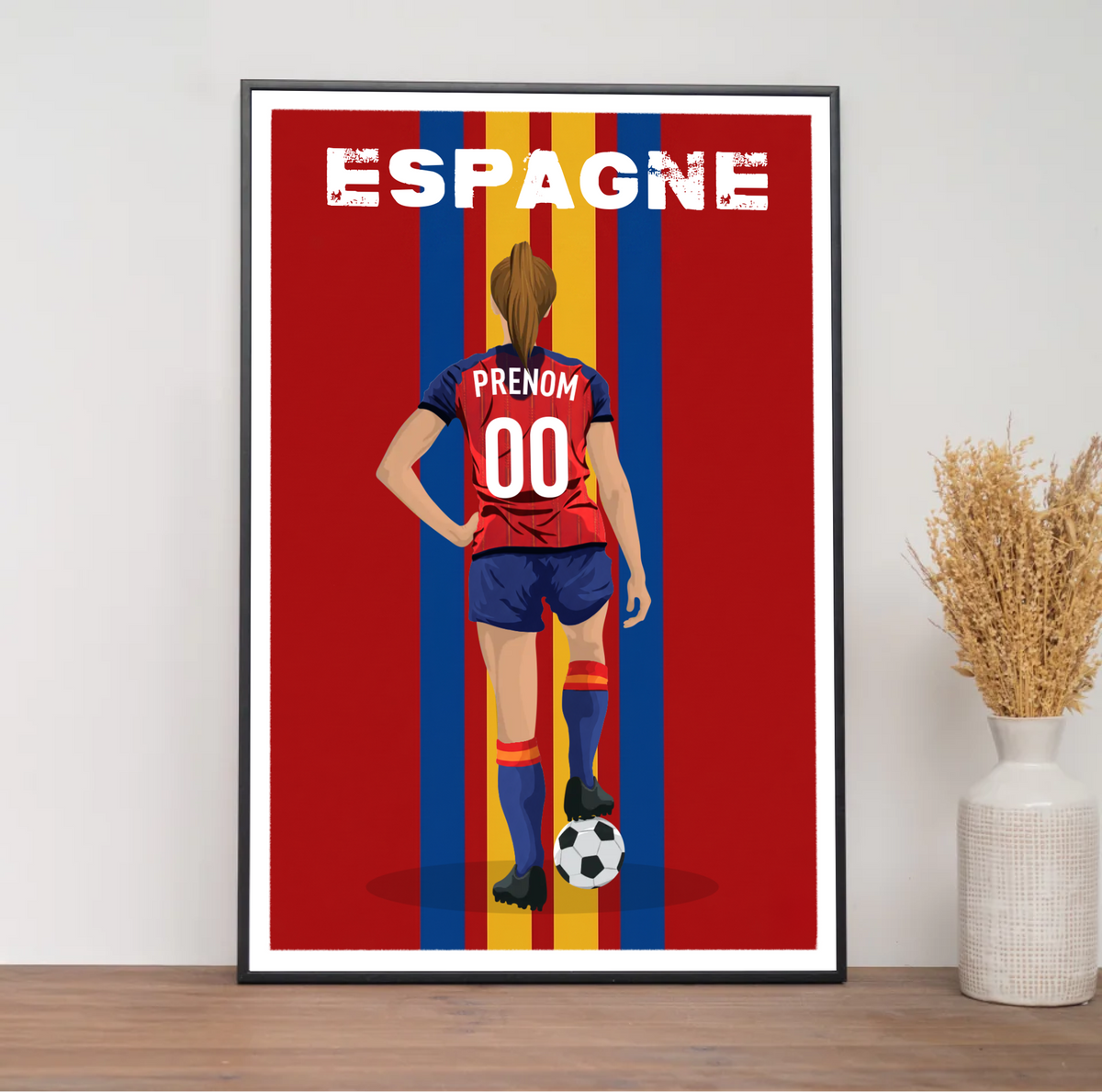 Affiche Foot Espagne - Adulte Personnalisé