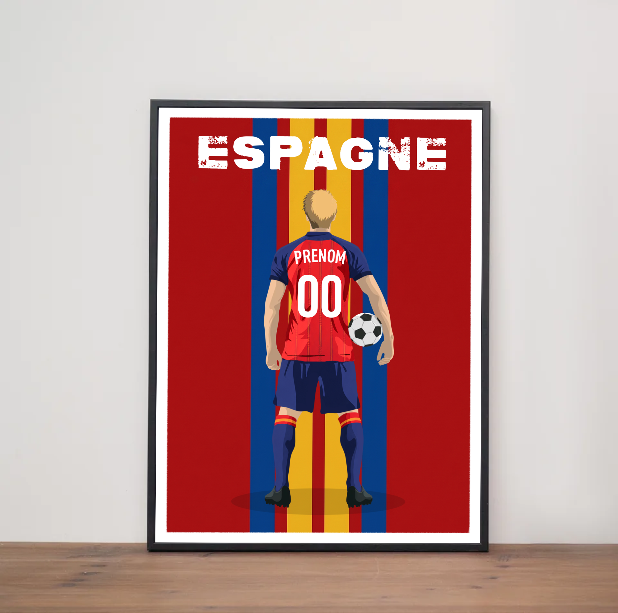Affiche Foot Espagne - Adulte Personnalisé