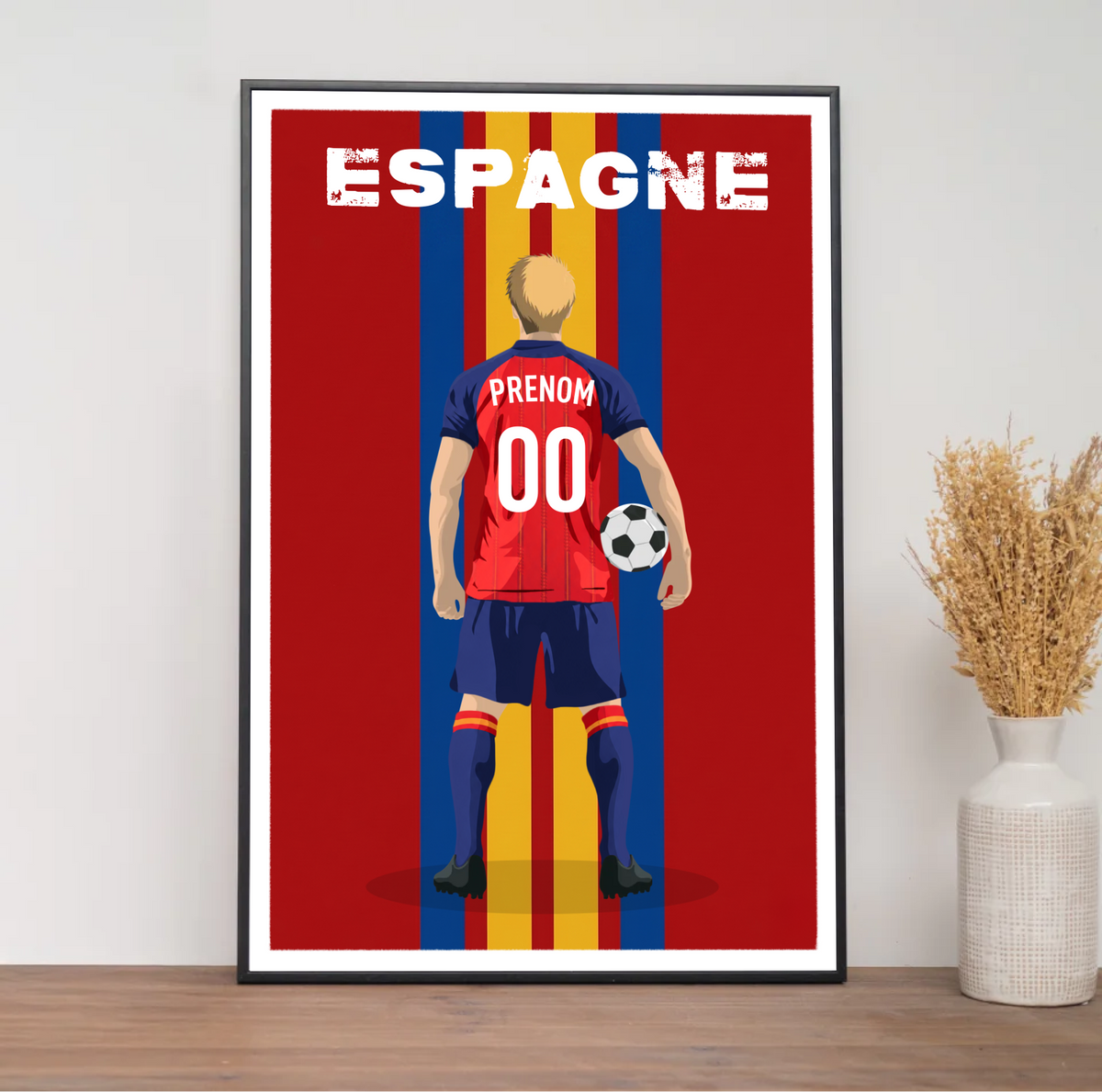Affiche Foot Espagne - Adulte Personnalisé