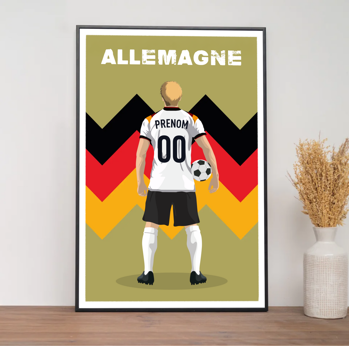 Affiche Foot Allemagne - Adulte Personnalisé