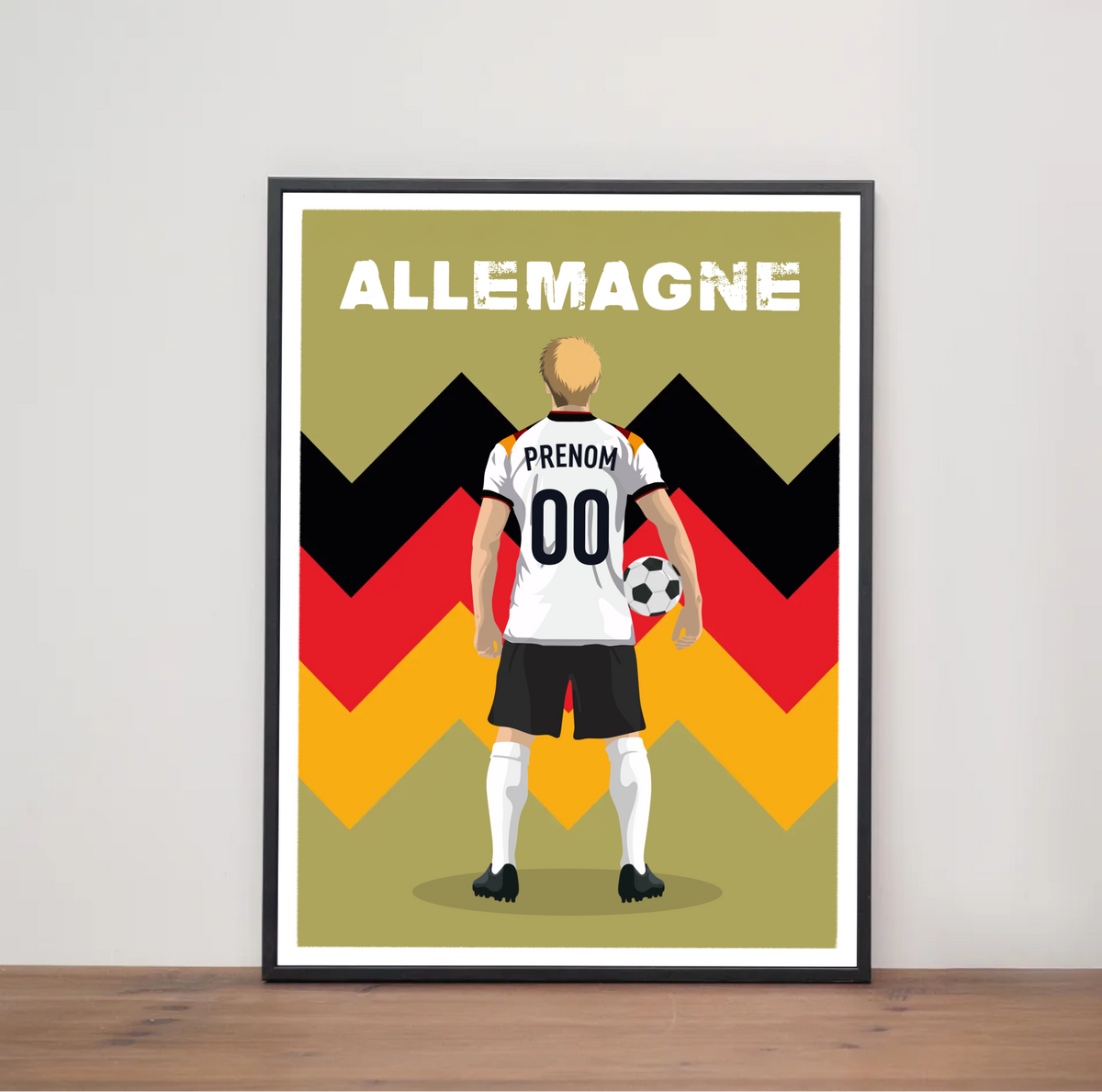 Affiche Foot Allemagne - Adulte Personnalisé