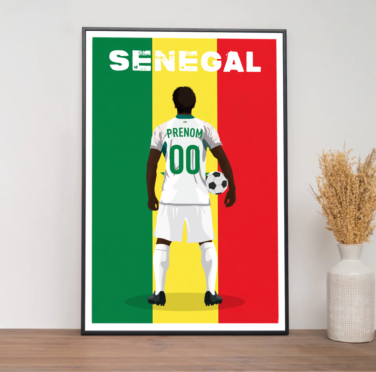 Affiche Foot Senegal - Adulte Personnalisé