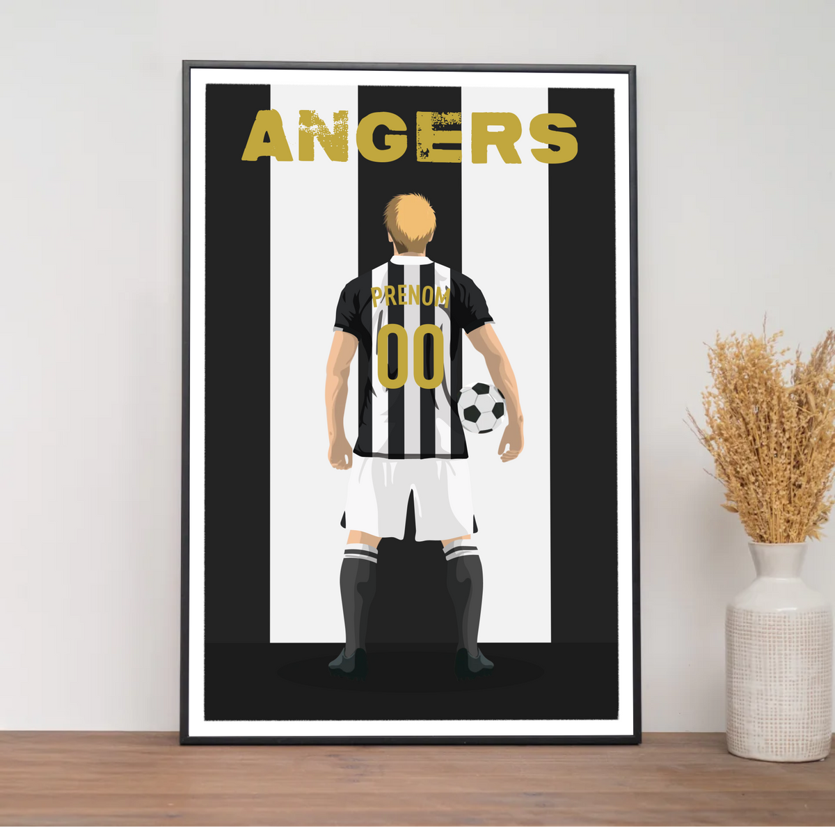 Affiche Foot Angers - Adulte Personnalisé