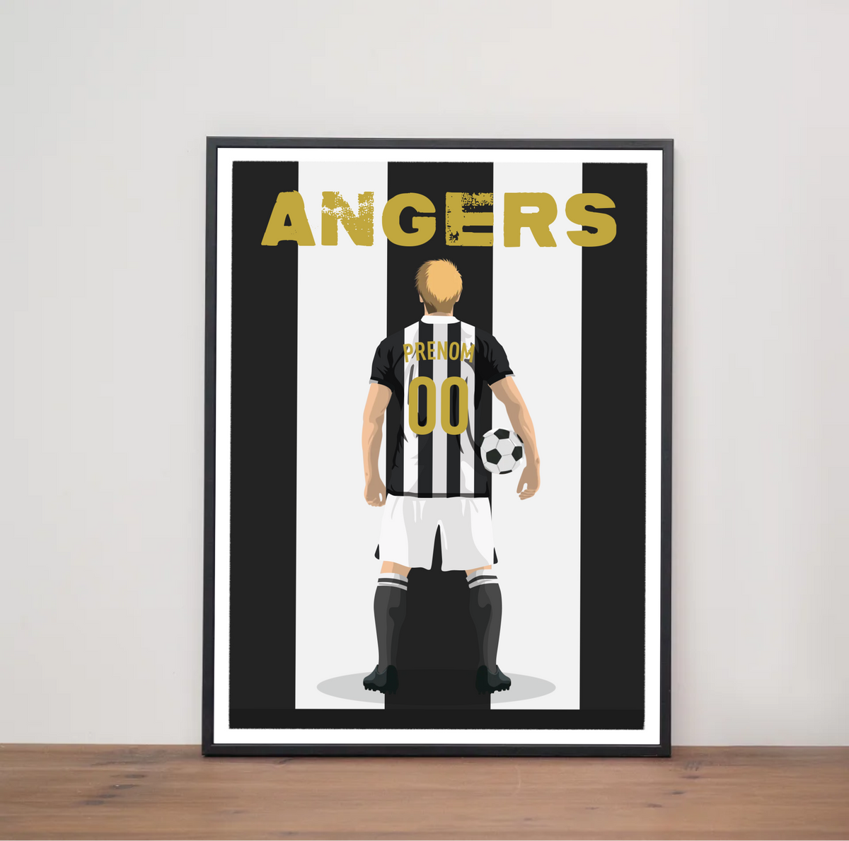 Affiche Foot Angers - Adulte Personnalisé