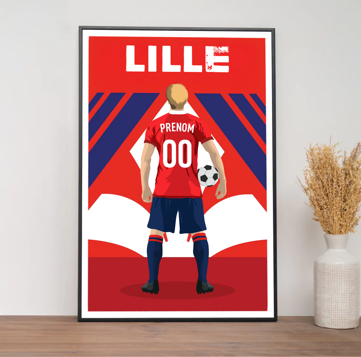 Affiche Foot FC Lille- Adulte Personnalisé