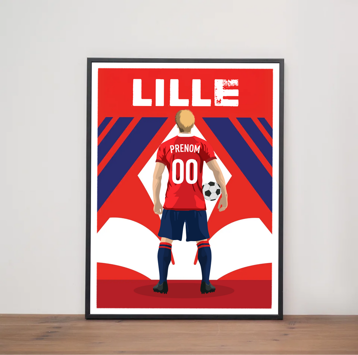 Affiche Foot FC Lille- Adulte Personnalisé