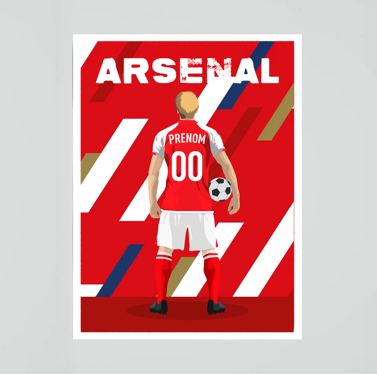 Affiche Foot Arsenal - Adulte Personnalisé