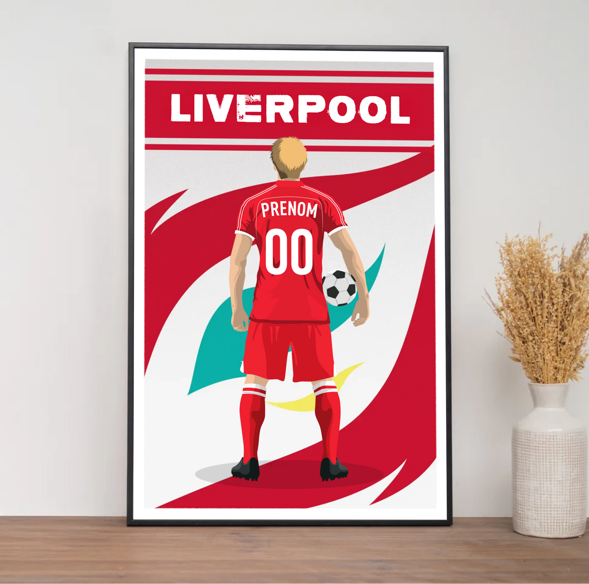 Affiche Foot Liverpool - Adulte Personnalisé