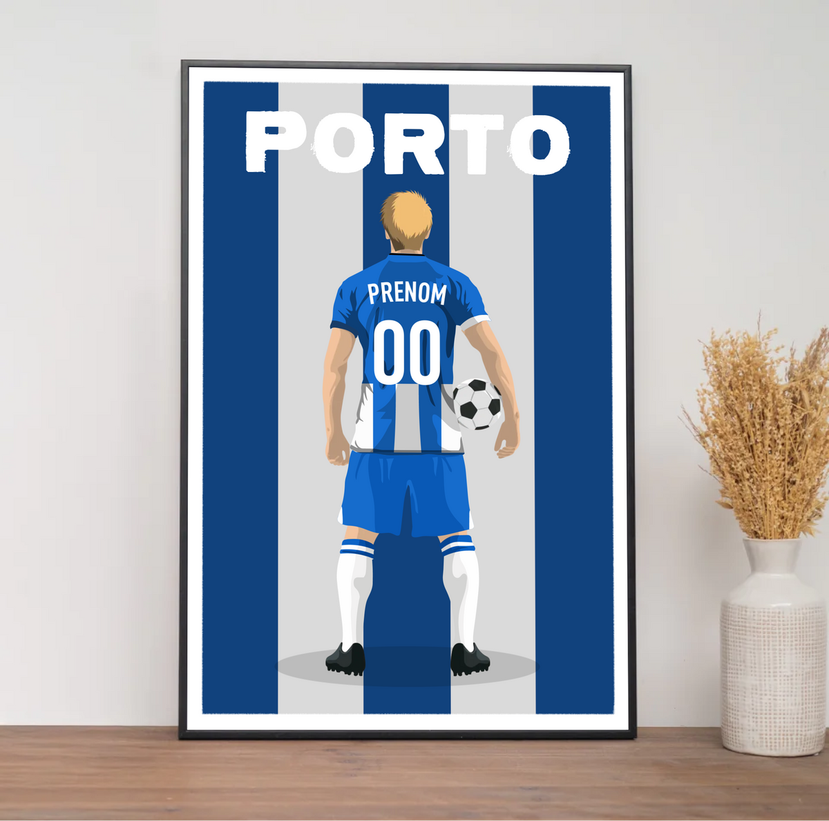 Affiche Foot Porto - Adulte Personnalisé
