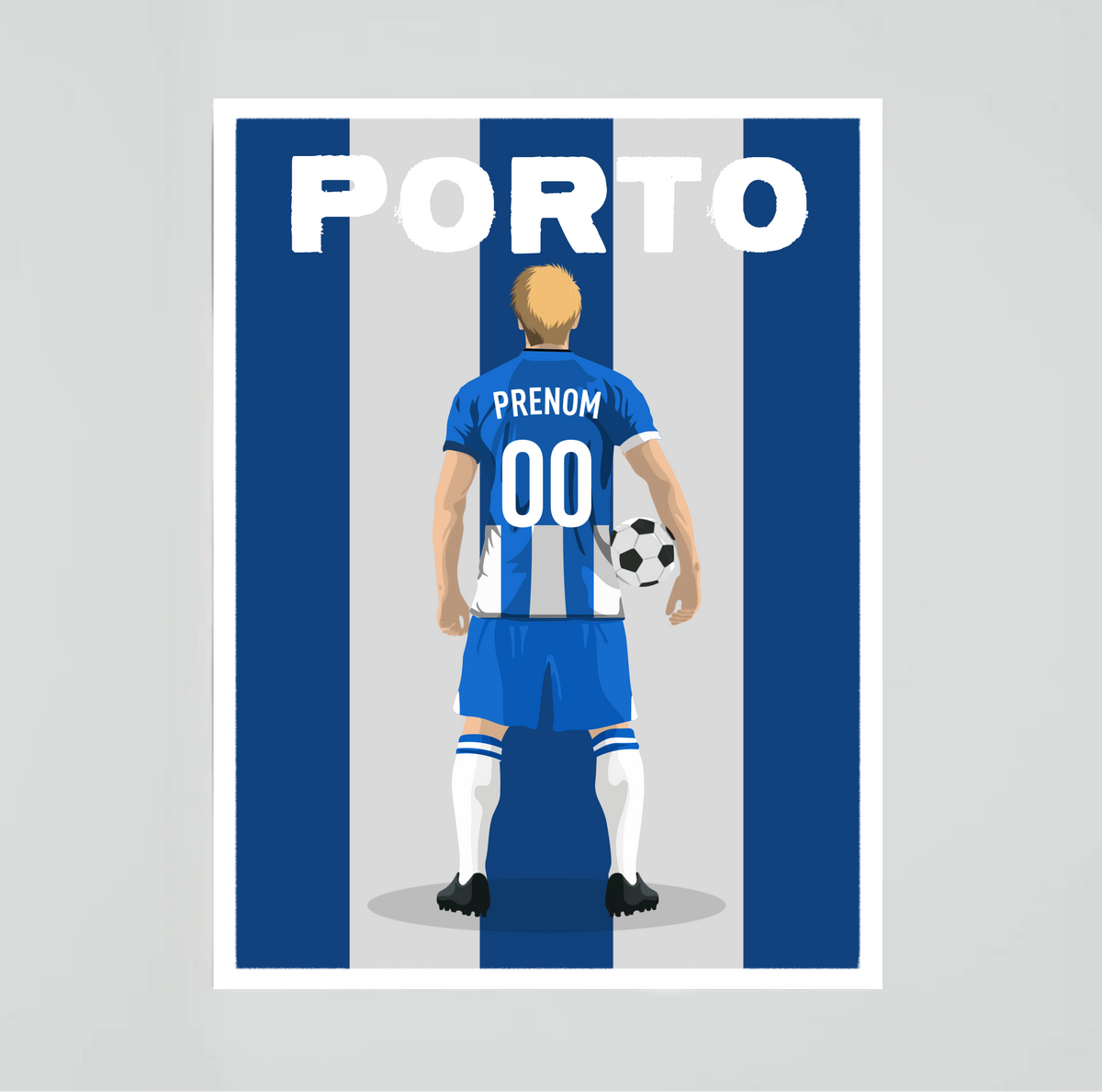 Affiche Foot Porto - Adulte Personnalisé