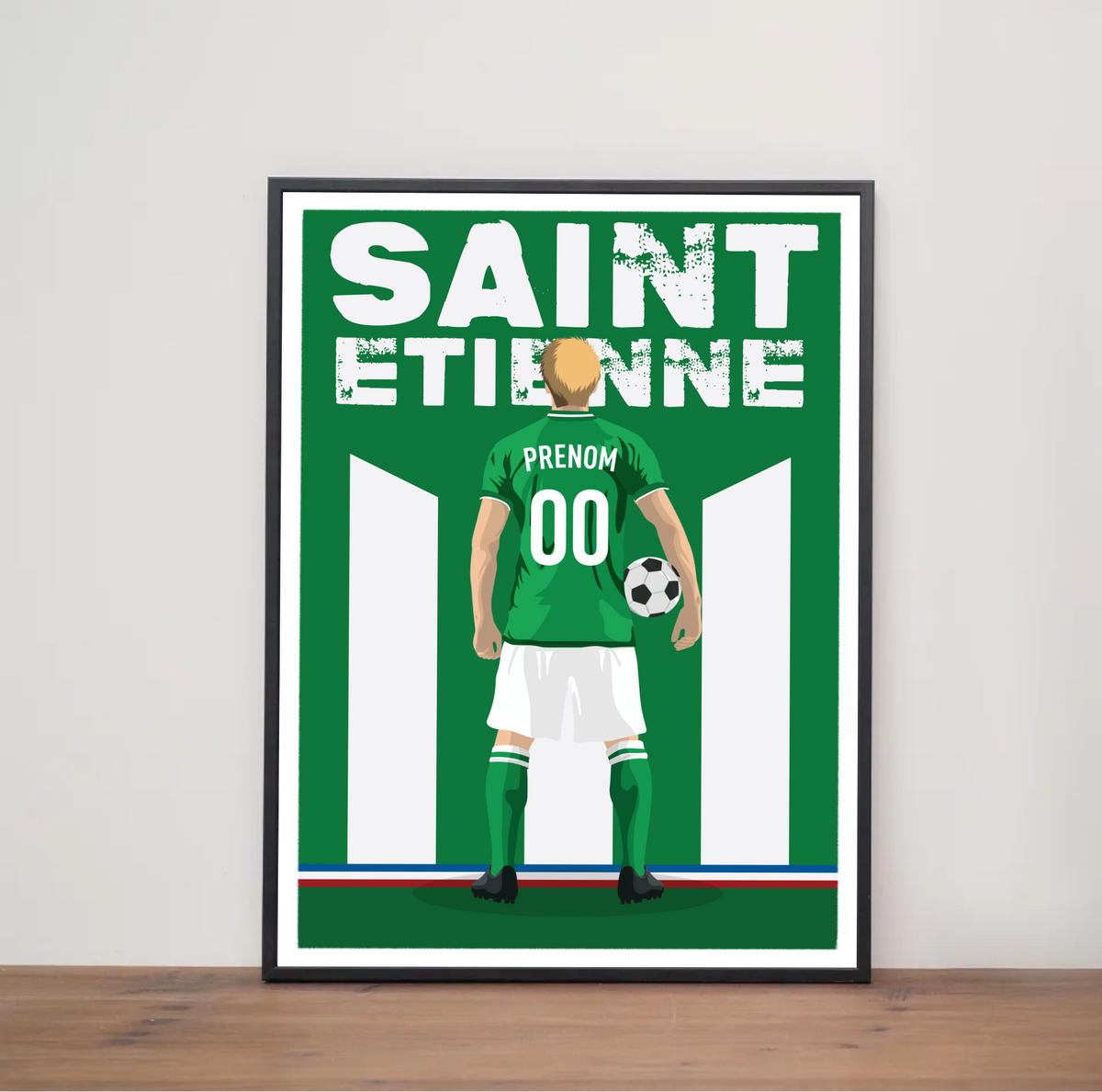 Affiche Foot Saint-Etienne - Adulte Personnalisé