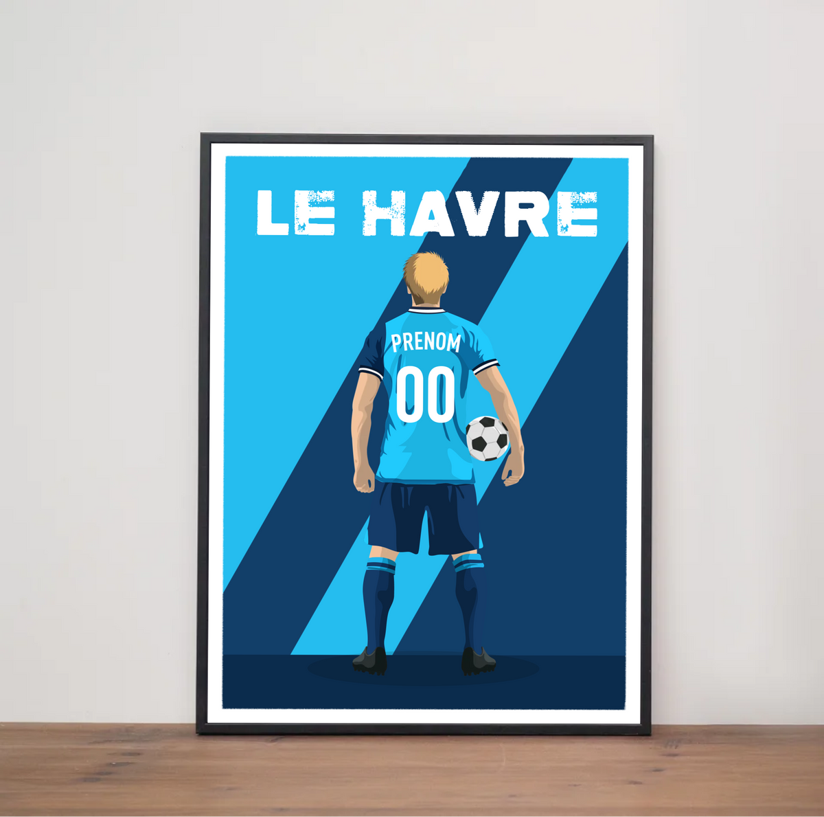 Affiche Foot Le Havre - Adulte Personnalisé
