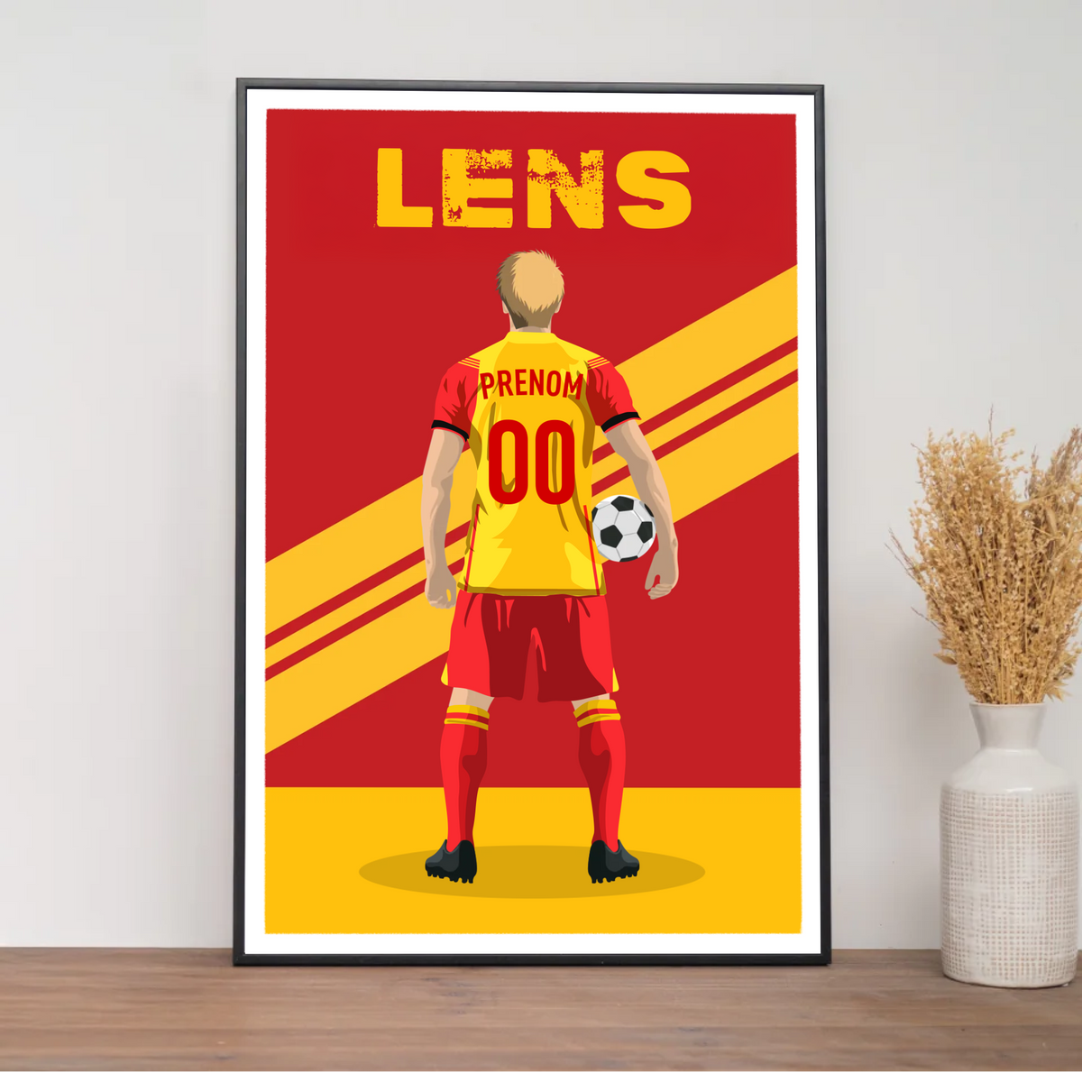 Affiche Foot Lens - Adulte Personnalisé