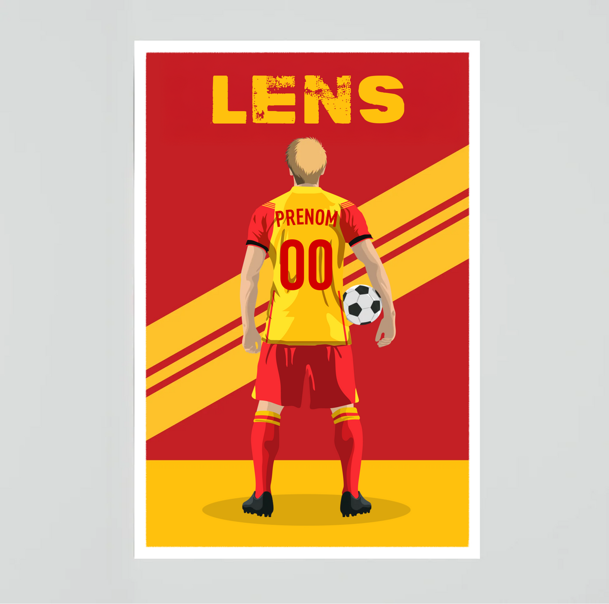 Affiche Foot Lens - Adulte Personnalisé